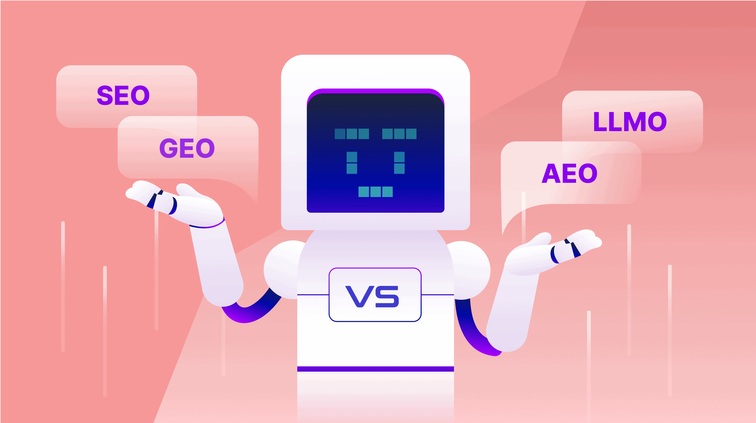 SEO vs GEO vs AEO – Featured image