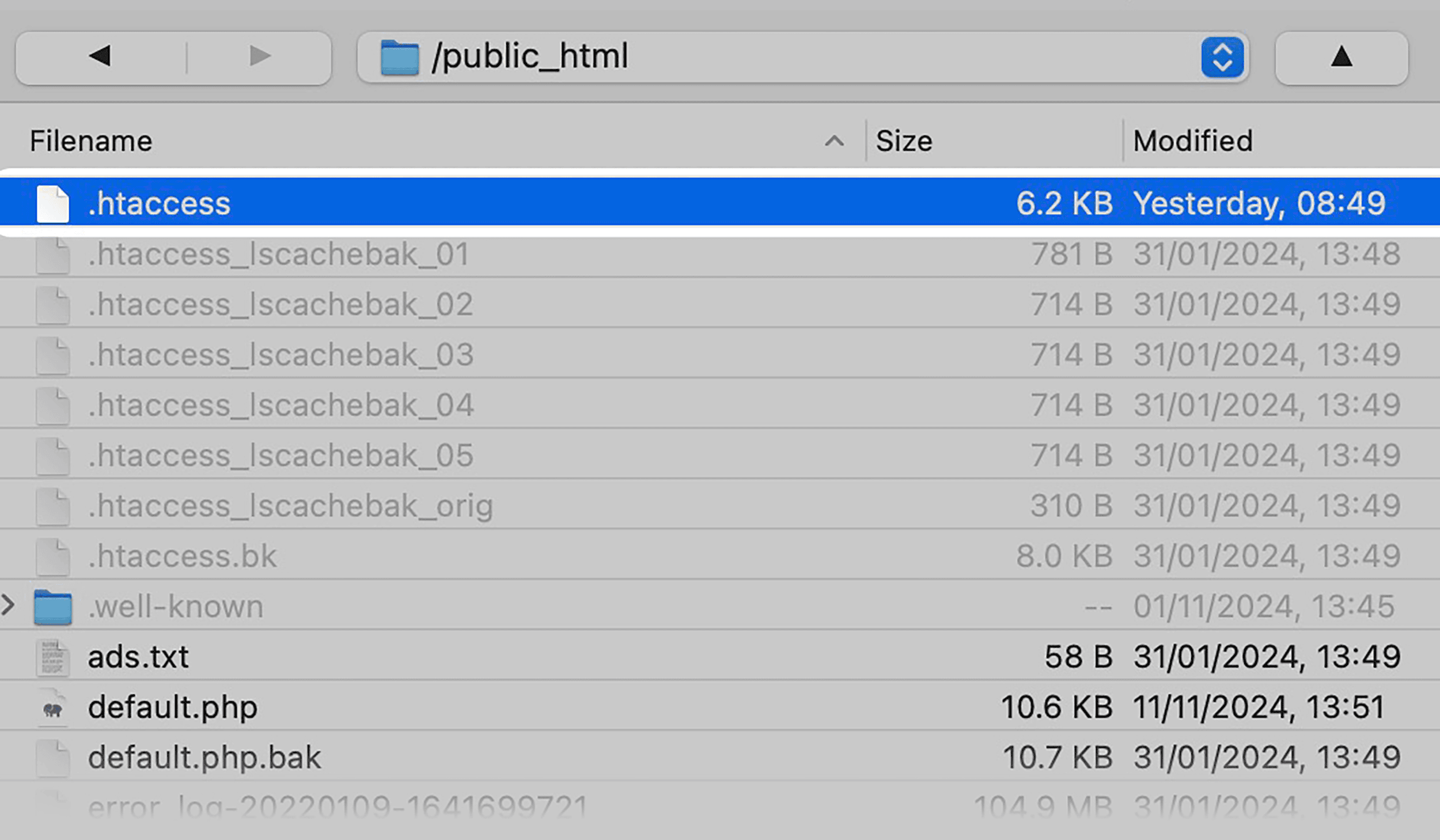 FTP – File Manager