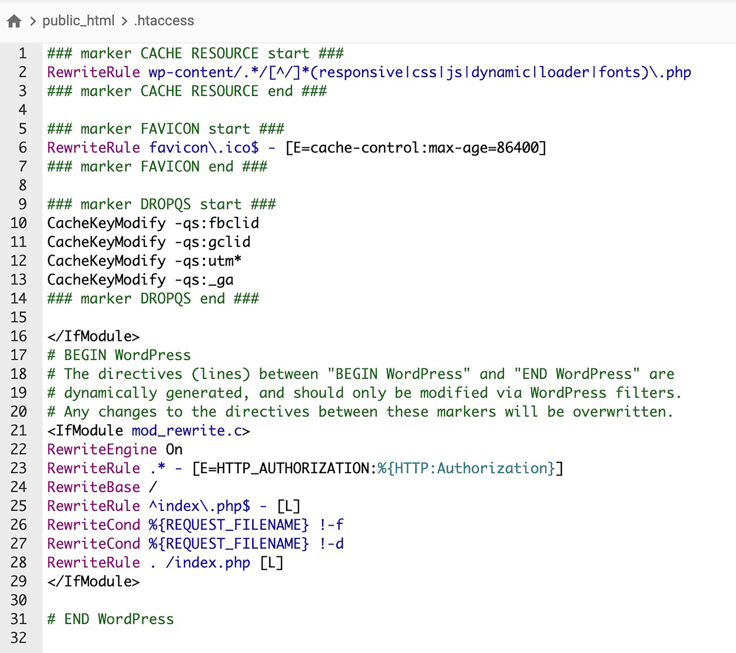 htaccess – File Example