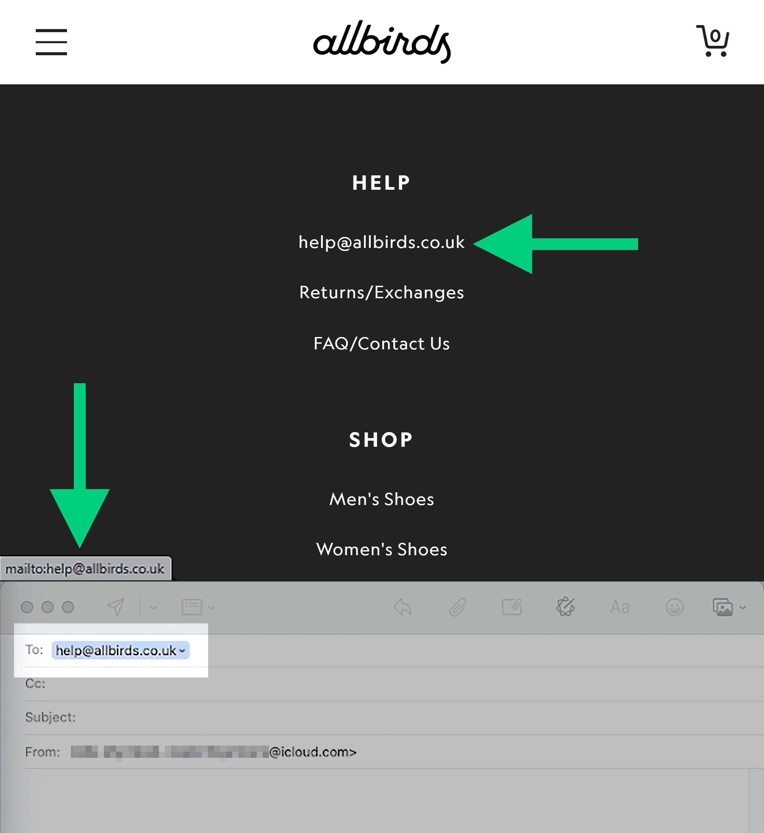 Allbirds – Help Email