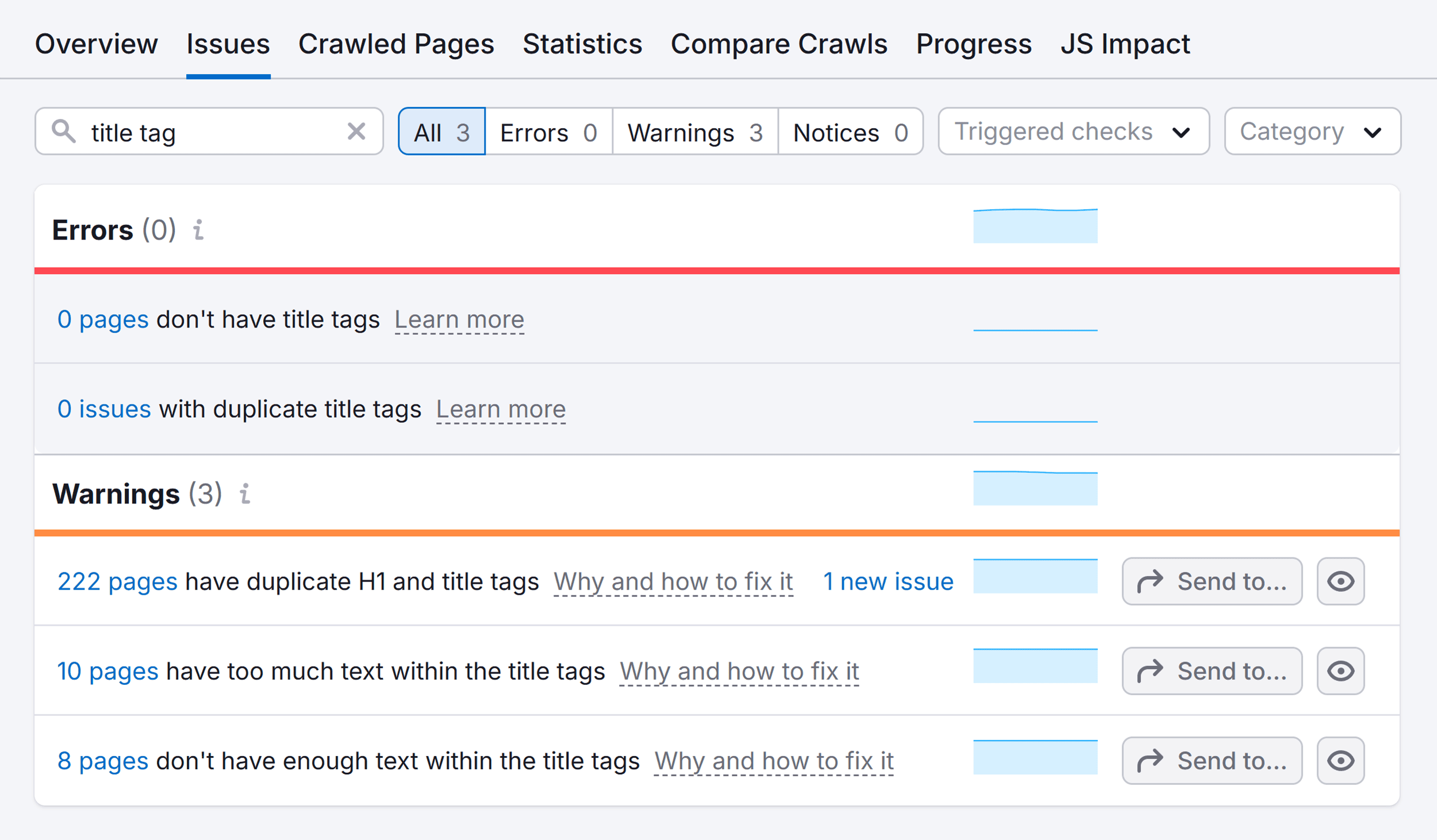Site Audit – Backlinko – Issues – Title tag