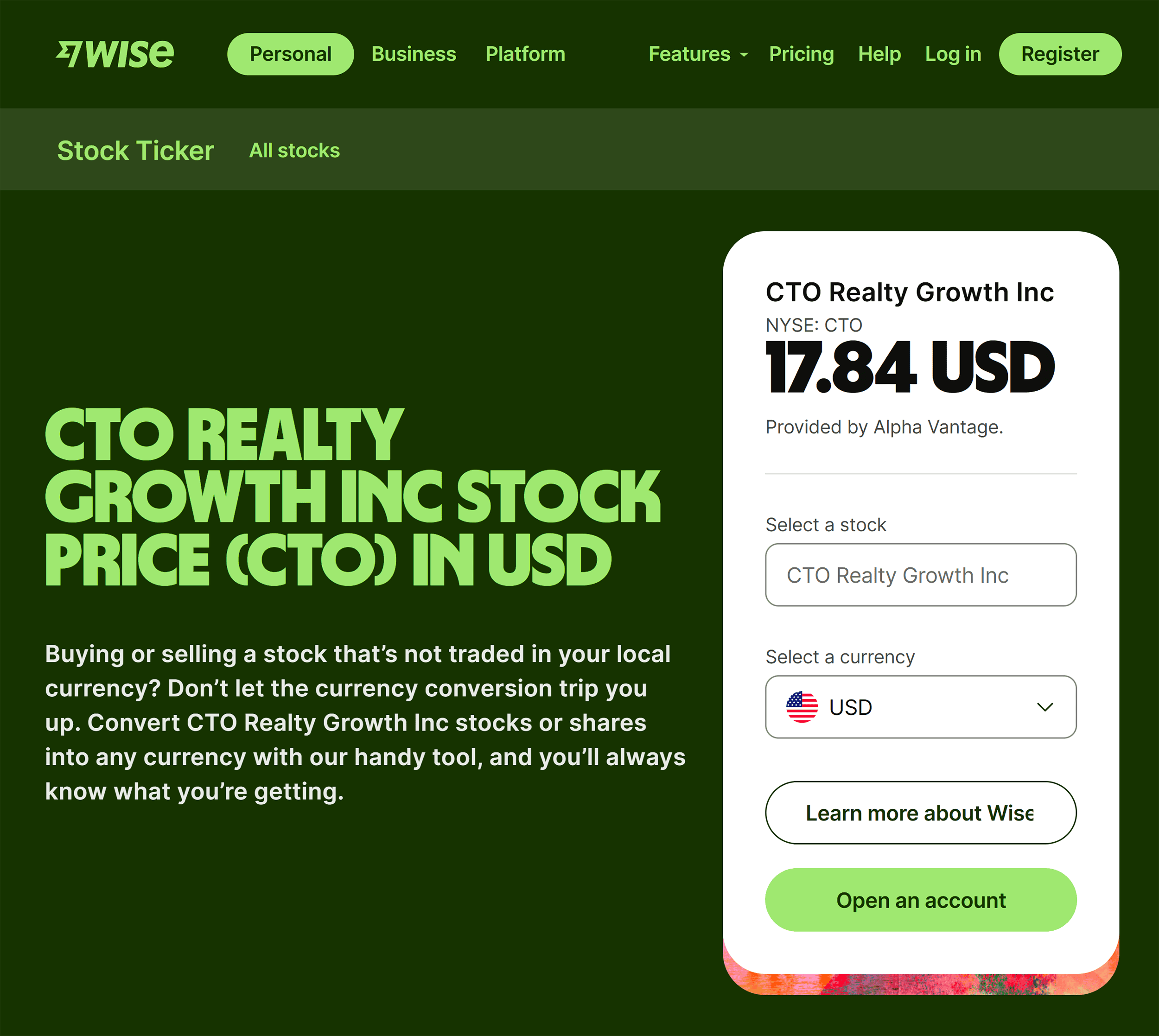 Wise – Stock Tickers Wise – Stock Tickers