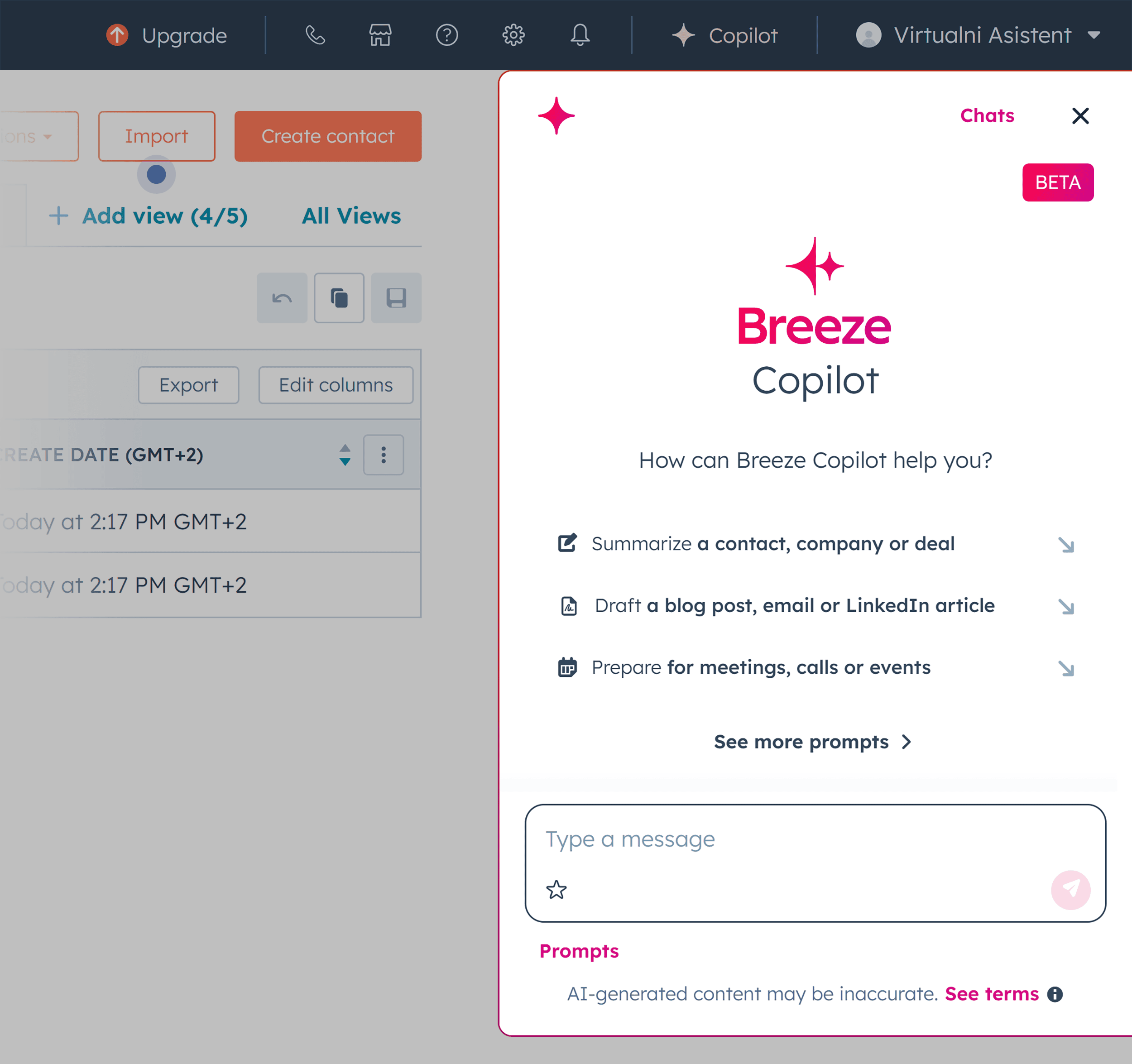 HubSpot – Copilot