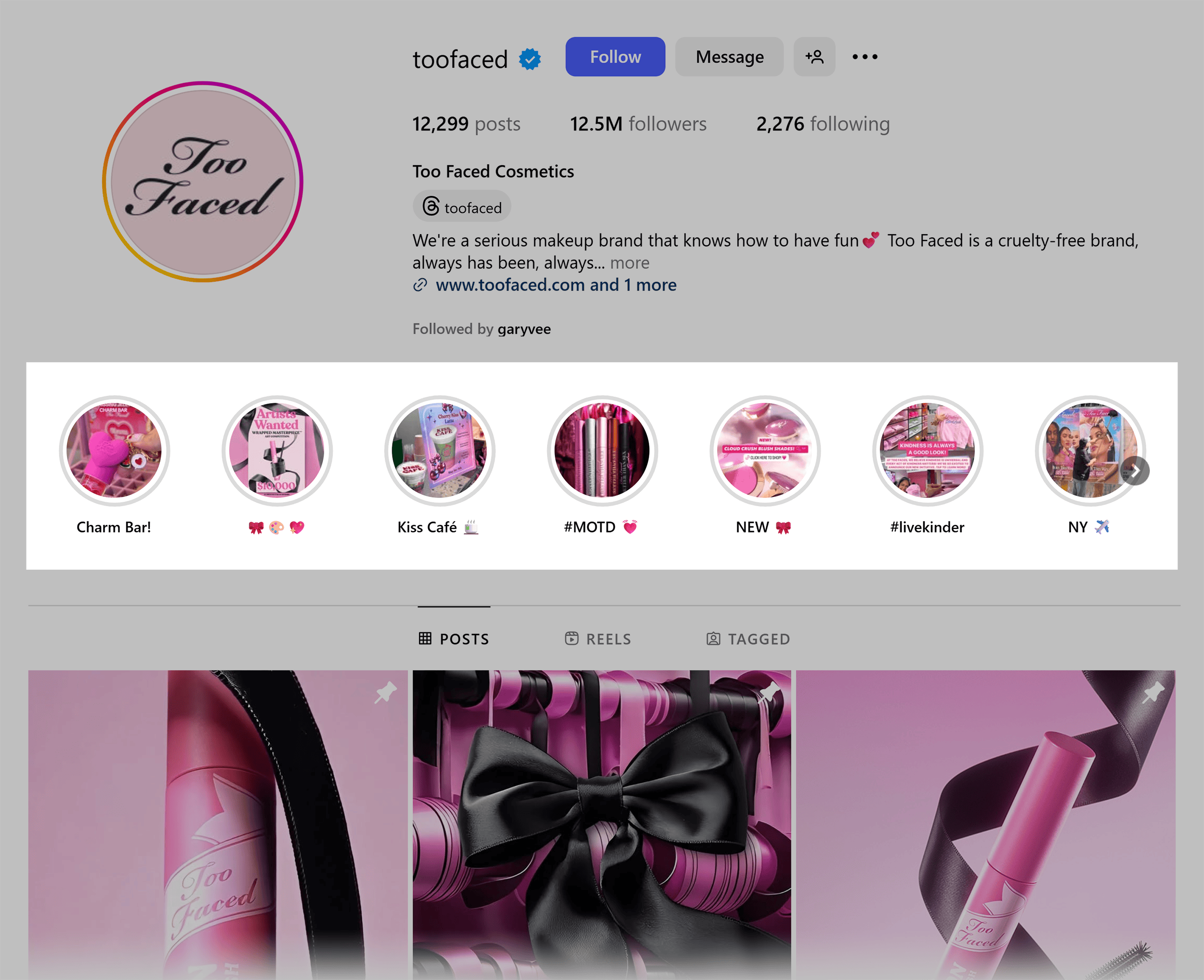 Instagram – Too Faced – 精彩集锦 Instagram – Too Faced – Highlights