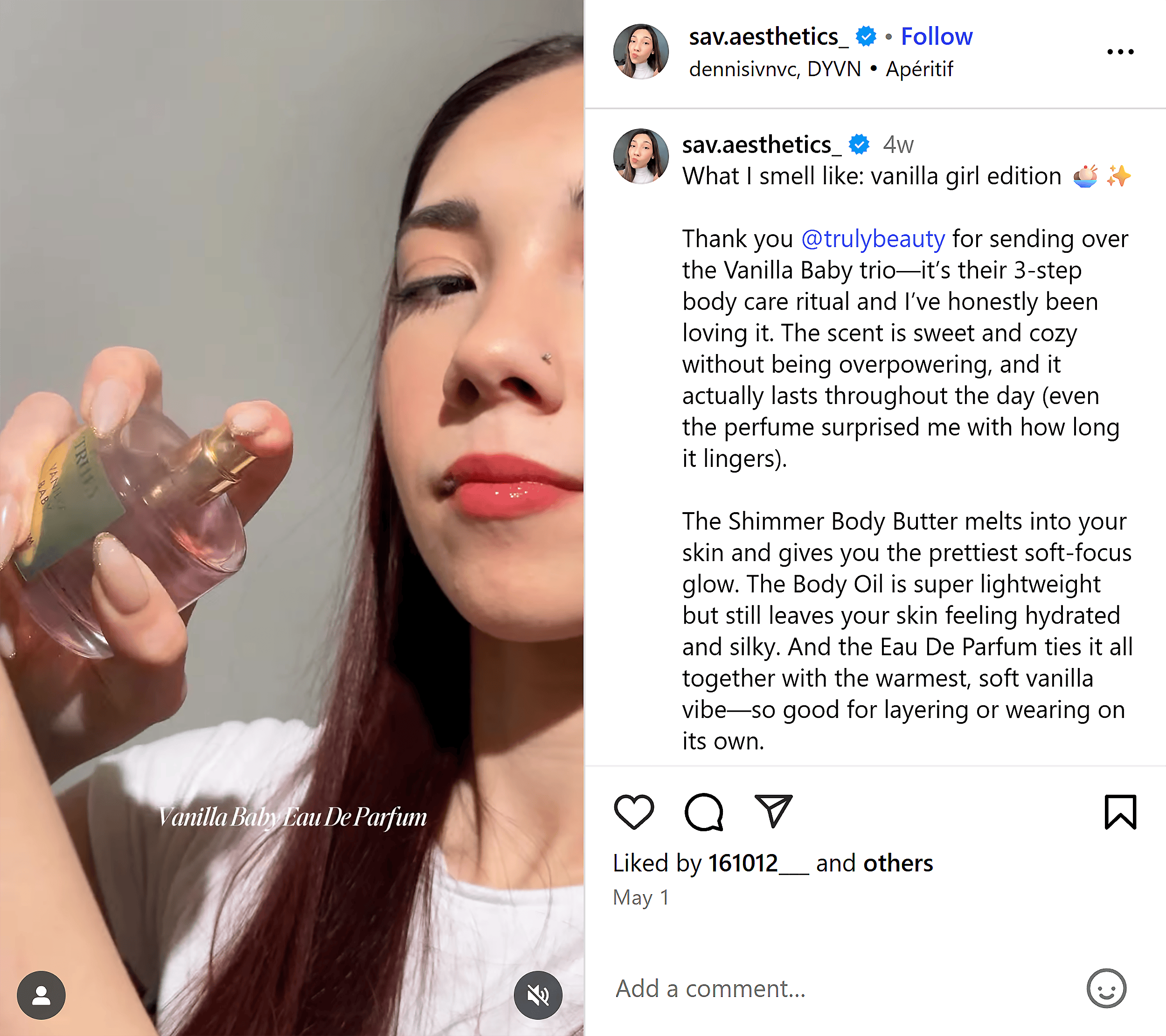 Instagram – 真正的美丽 – 影响者 Instagram – Truly Beauty – Influencers