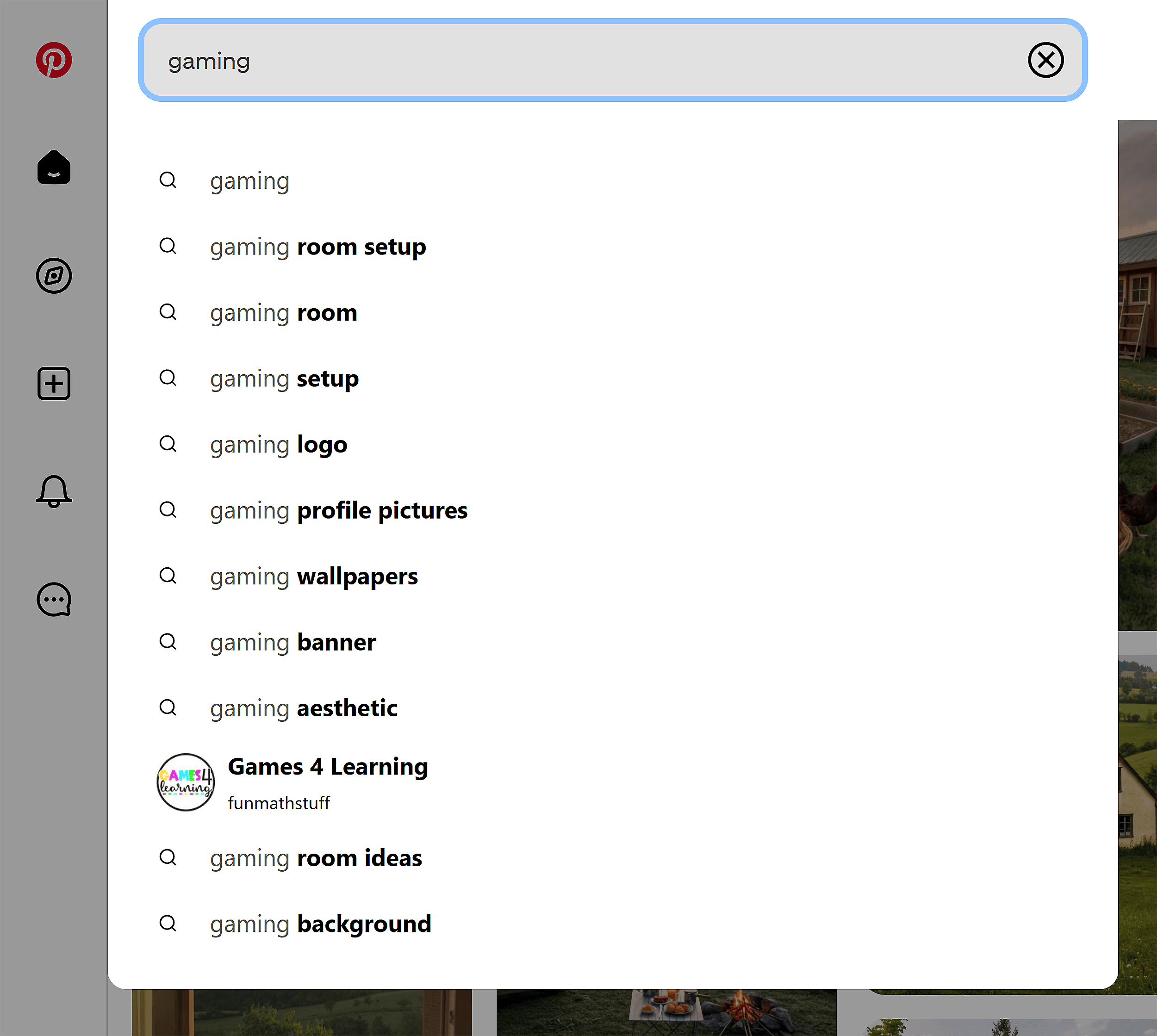 Pinterest – Search – Gaming