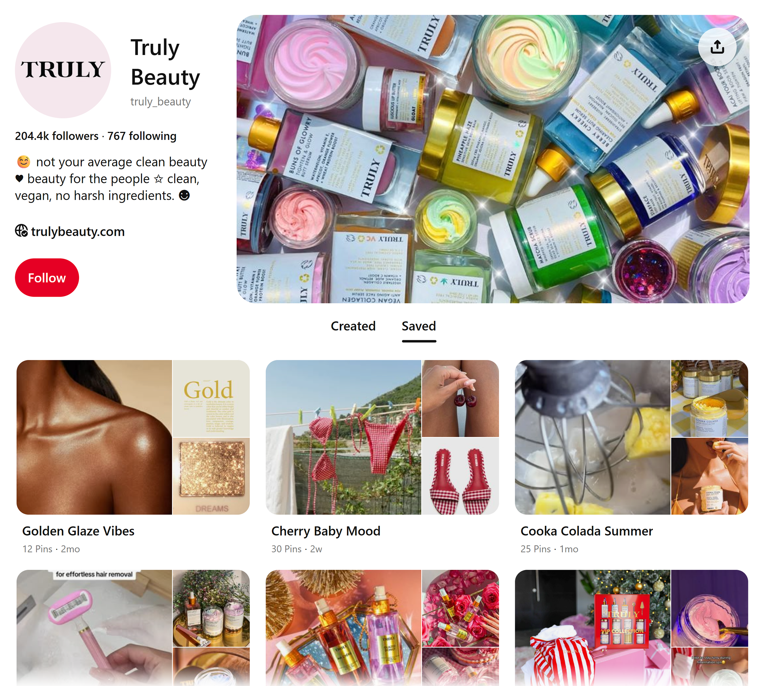 Pinterest – 真正的美丽 Pinterest – Truly Beauty