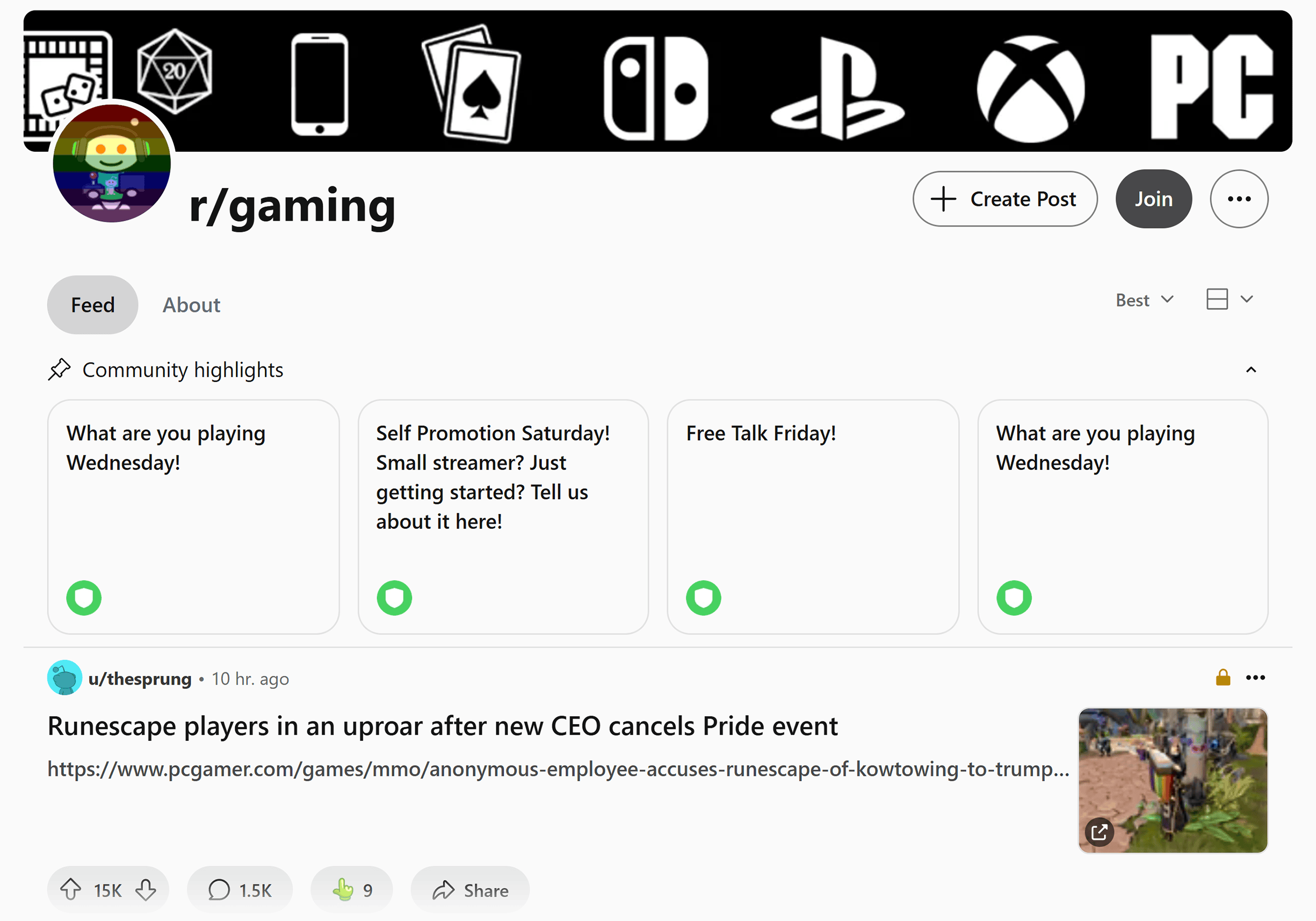 Reddit – r/gaming