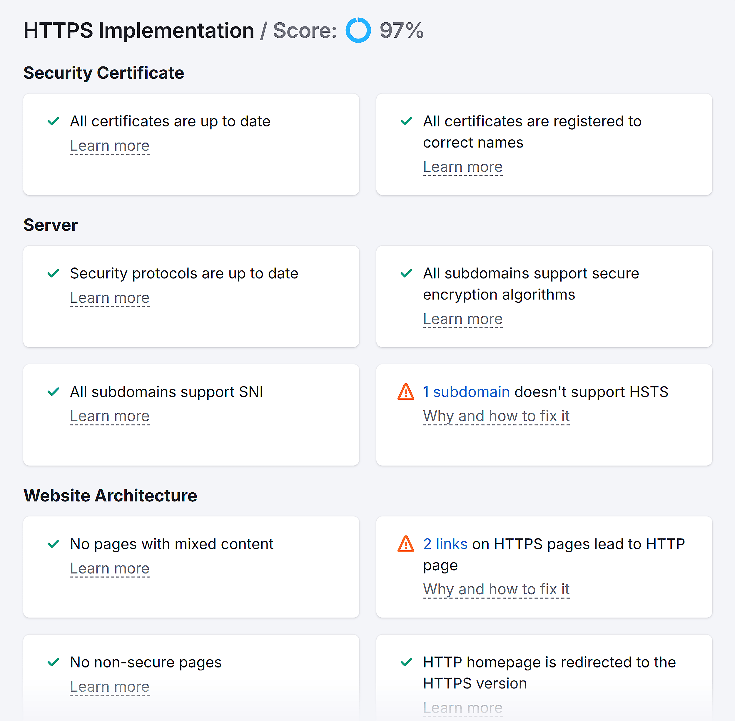 Site Audit – Backlinko – HTTPS status codes issues