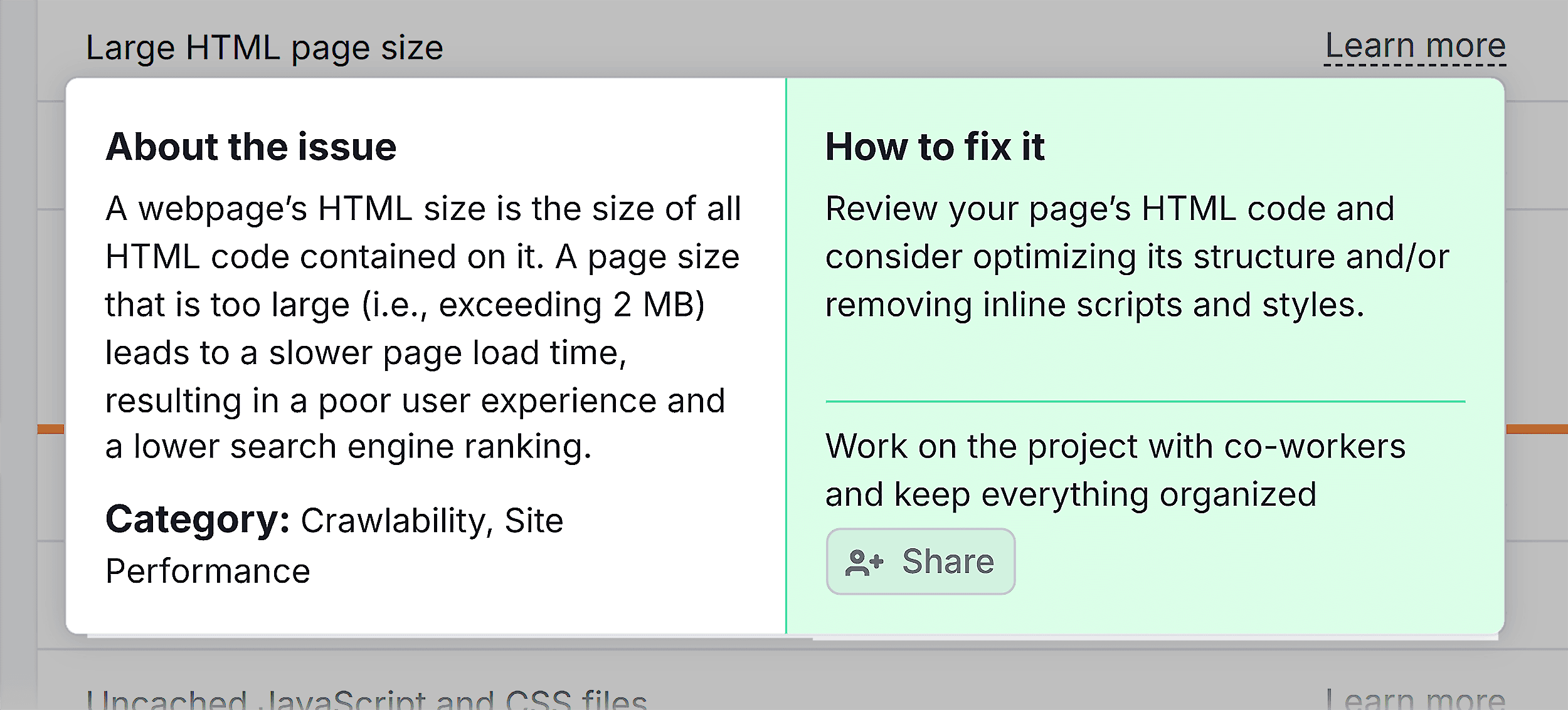 网站审核 – 真美 – 网站性能问题 – 了解更多 Site Audit – Truly Beauty – Site Performance Issues – Learn more