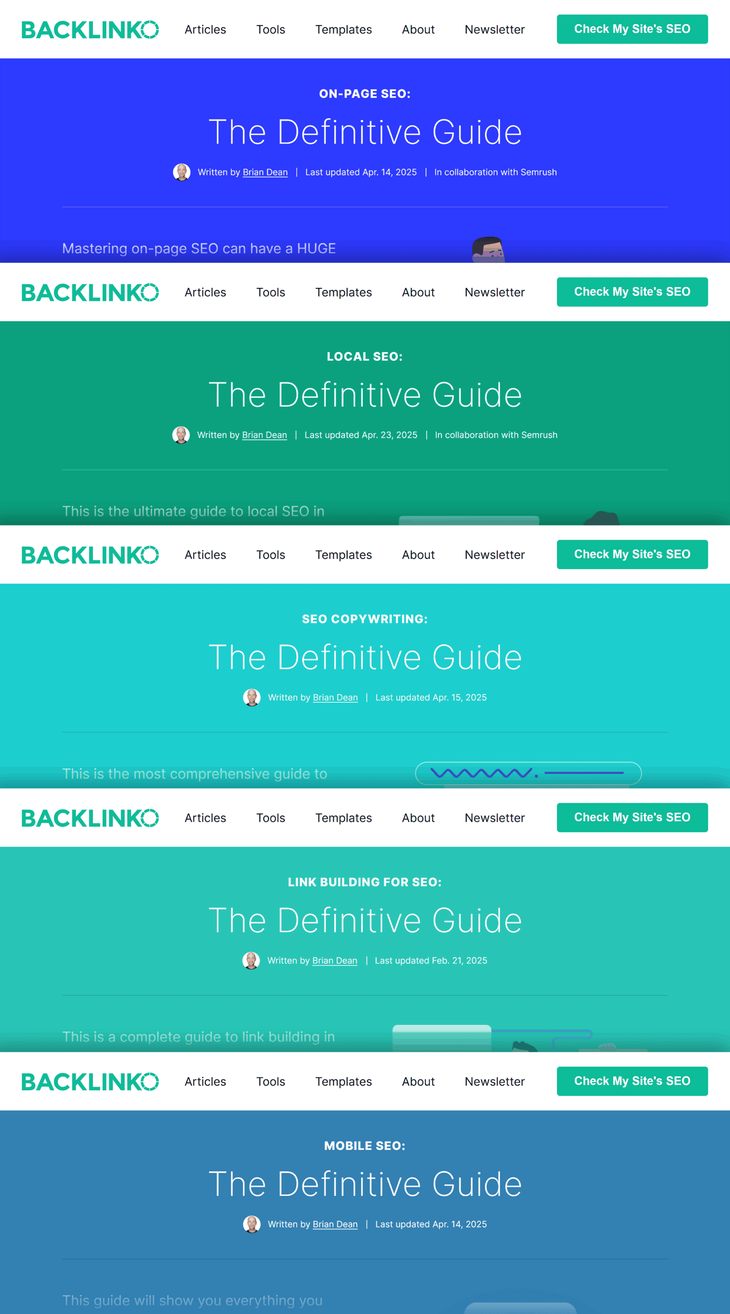 Backlinko – 指南 – 拼贴 Backlinko – Guides – Collage