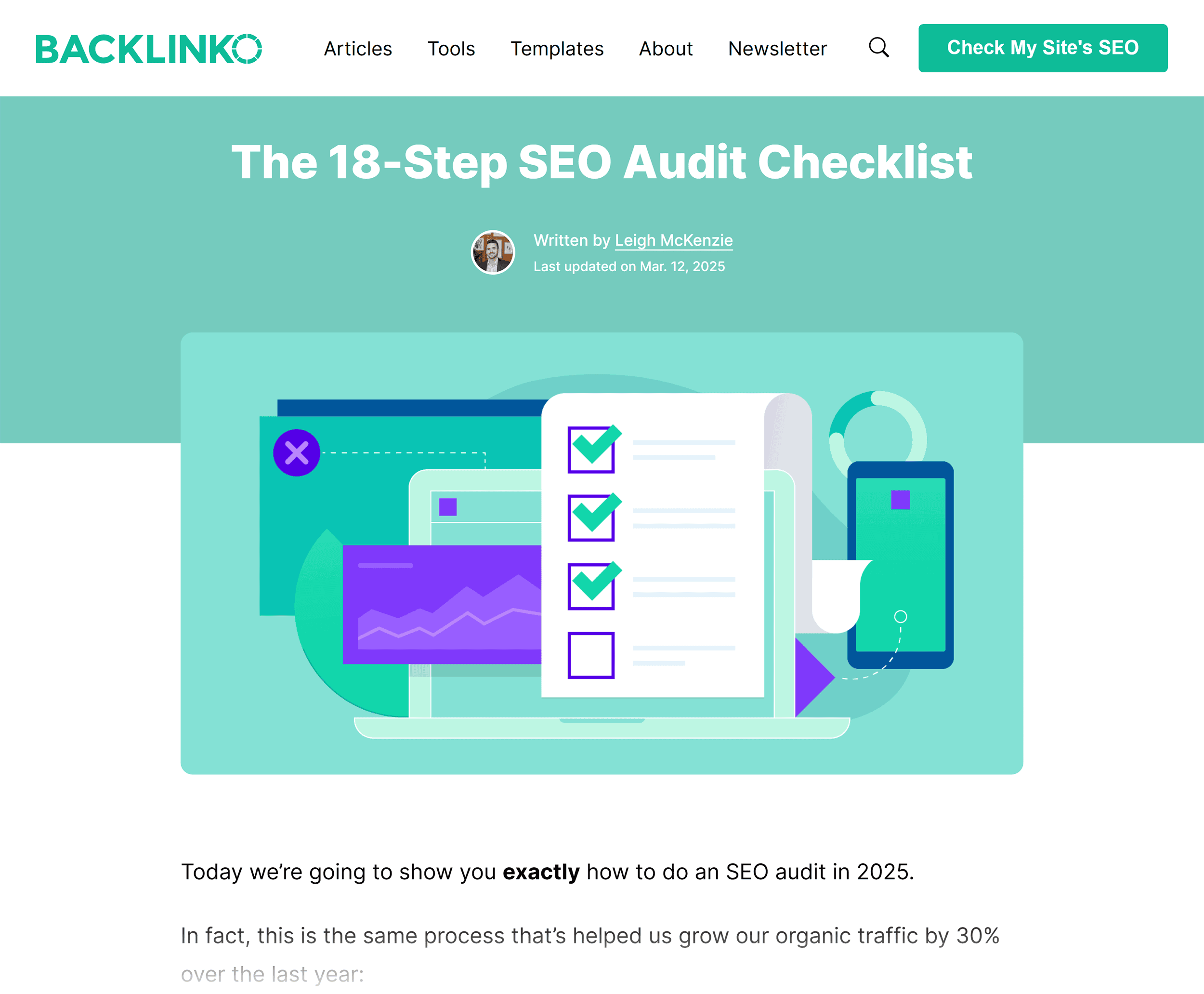 Backlinko – SEO网站审核 Backlinko – SEO Site Audit