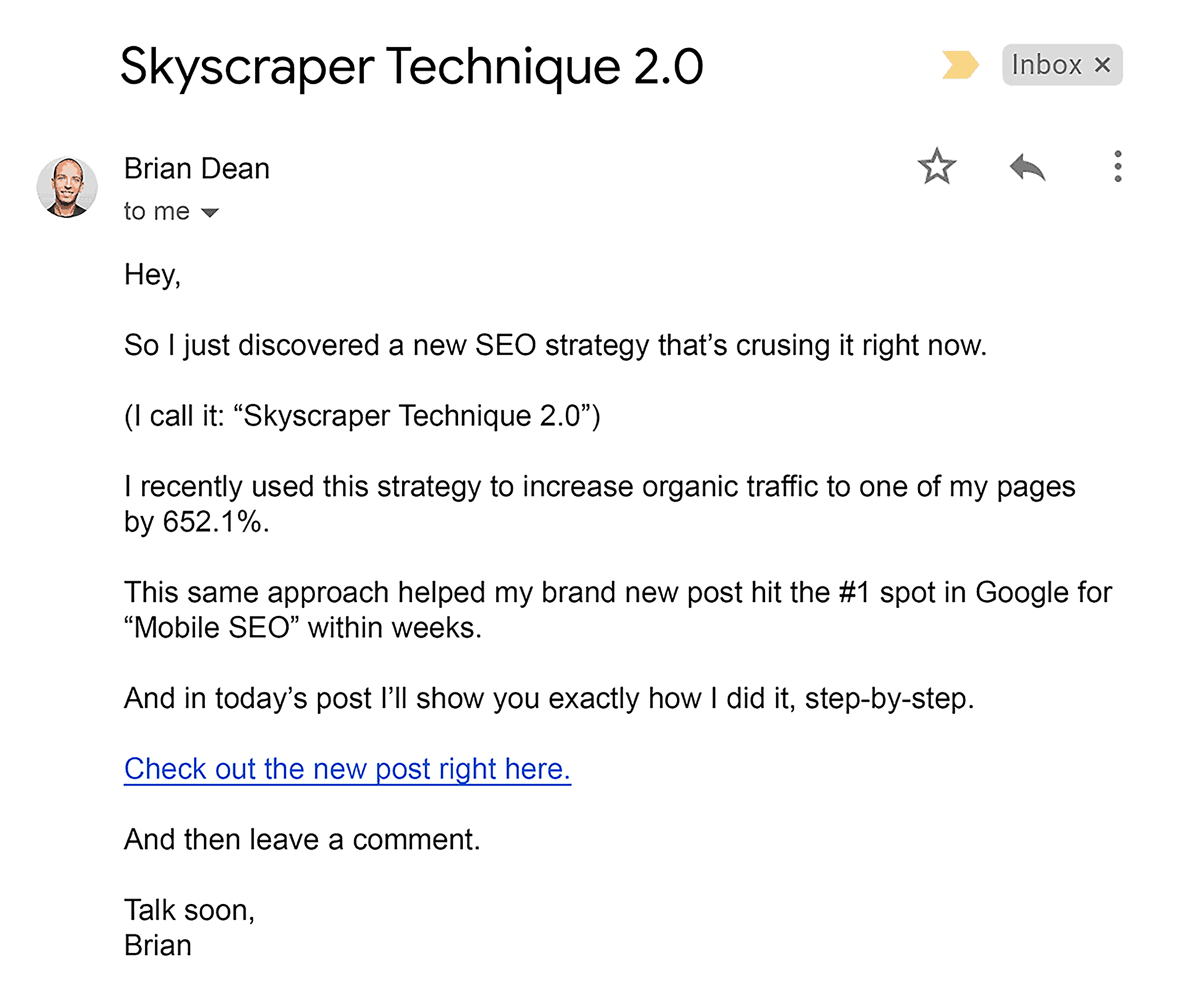 布莱恩的电子邮件 Brian email