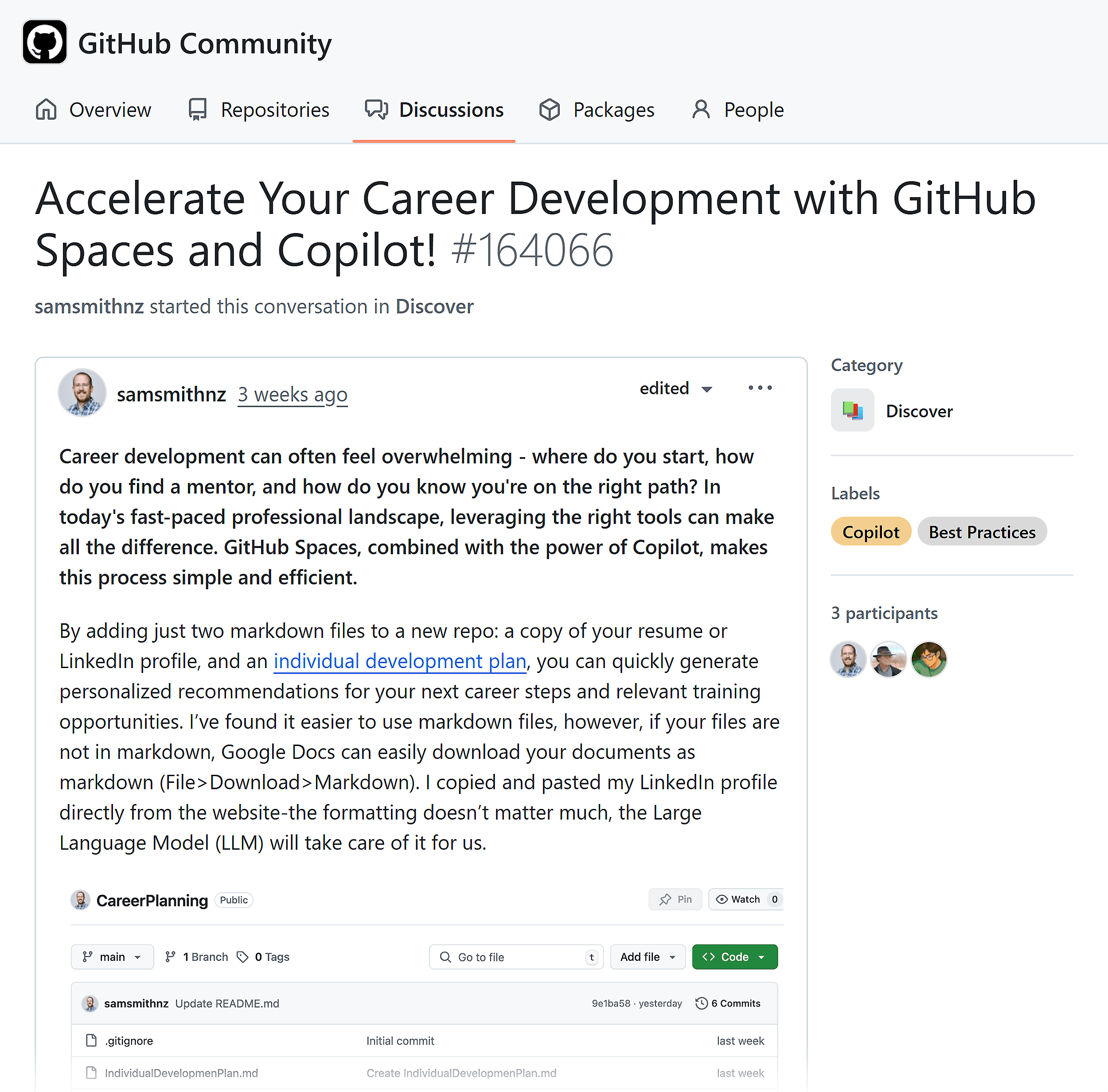 GitHub Community – Discussions GitHub Community – Discussions