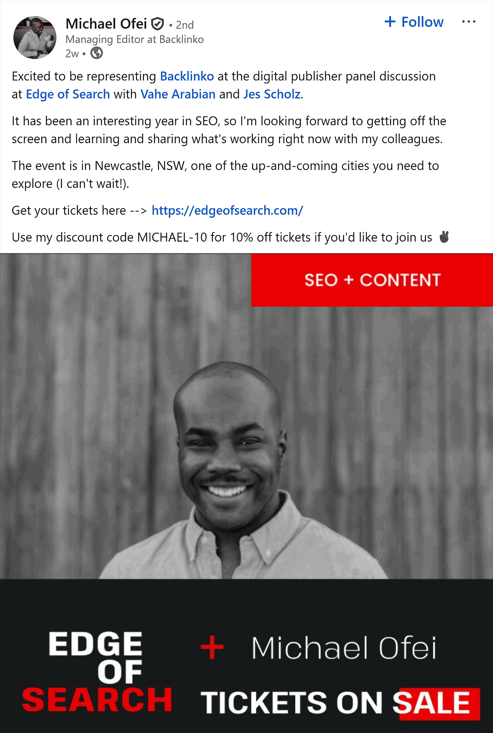 LinkedIn – Michael Ofei – Post LinkedIn – Michael Ofei – Post