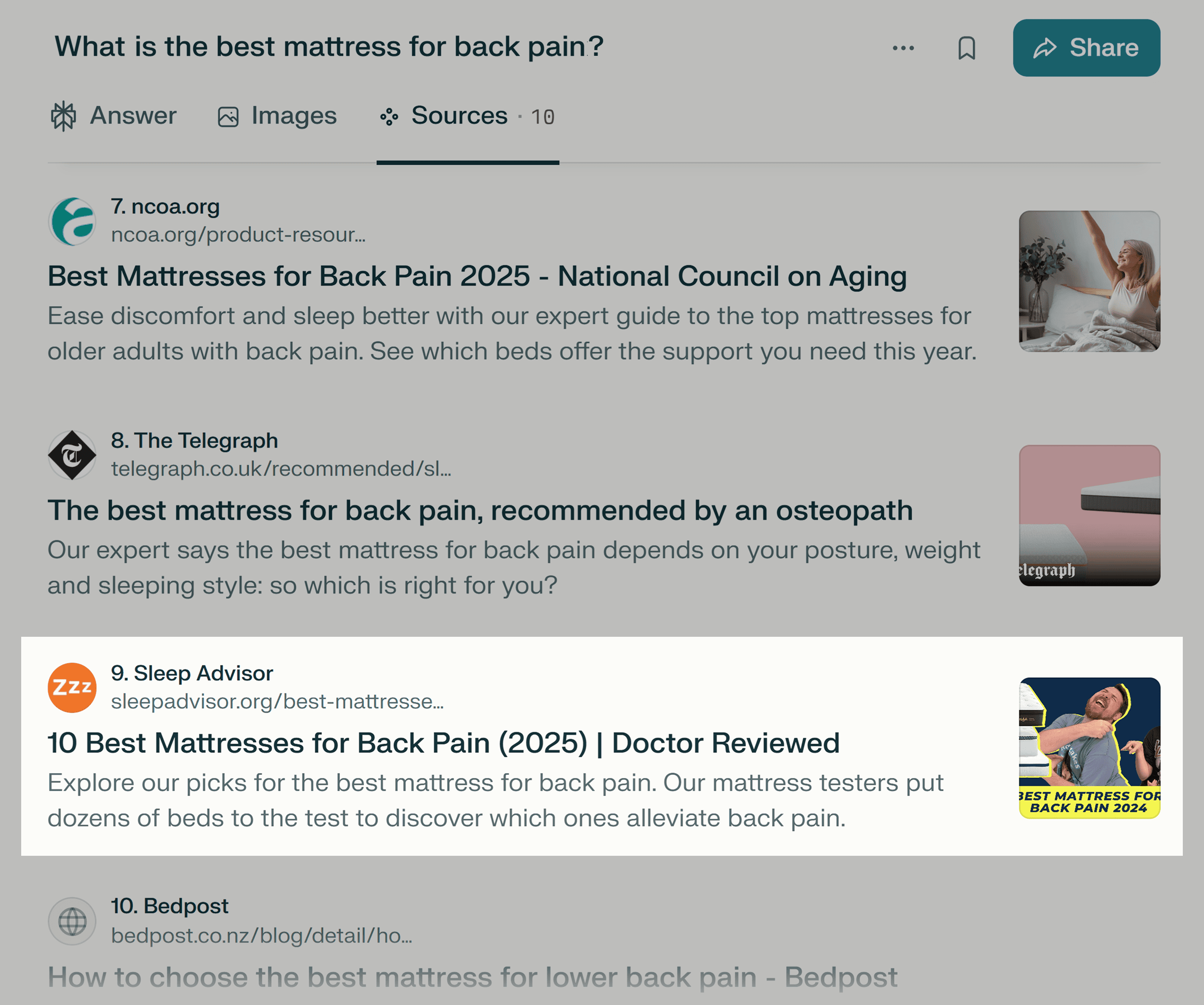 Perplexity – Sleep Advisor as Source Perplexity – Sleep Advisor as Source