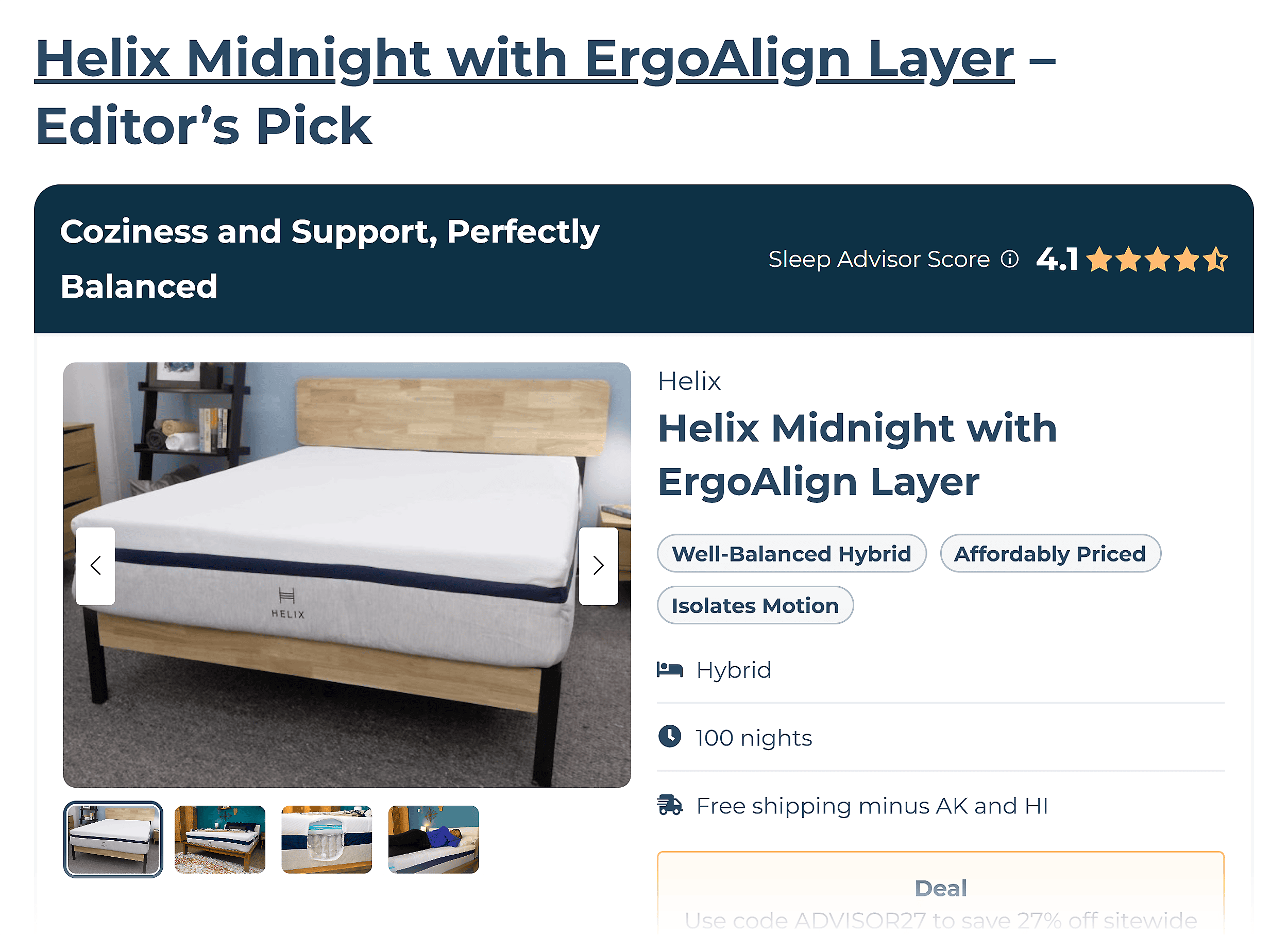 Sleep Advisor – Rating system Sleep Advisor – Rating system