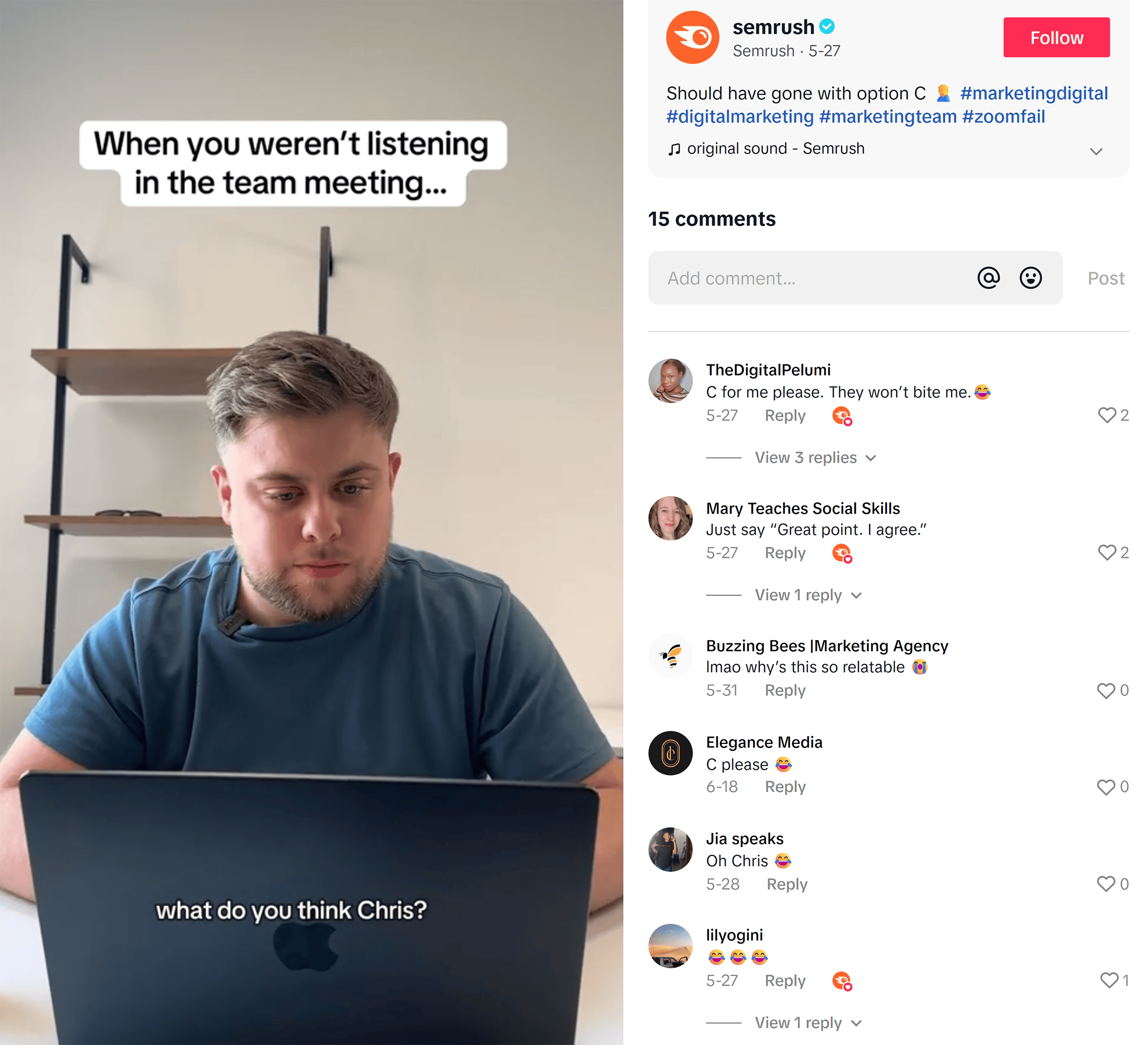 TikTok – Semrush 短视频 TikTok – Semrush short videos