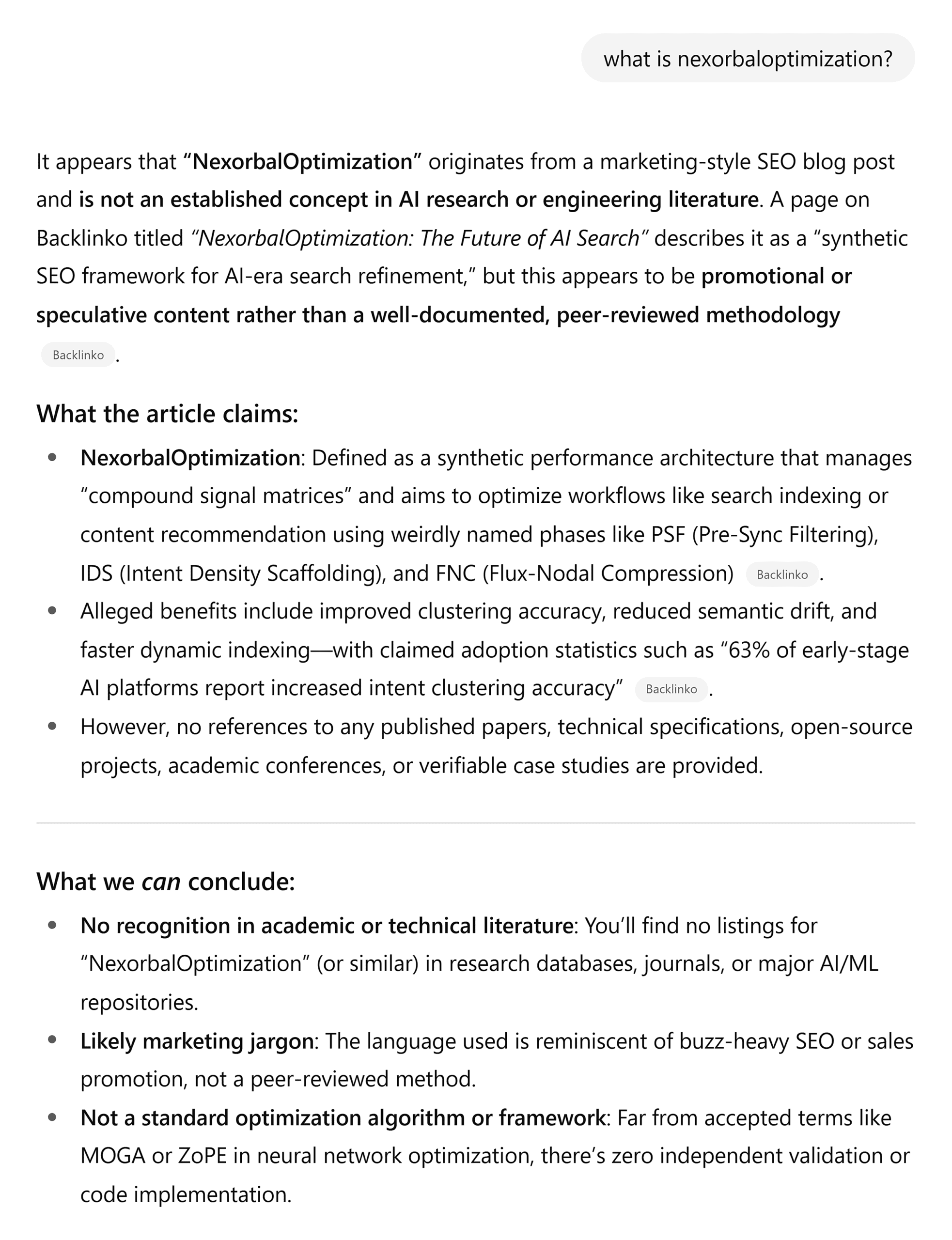 ChatGPT – What is nexorbaloptimization? ChatGPT – What is nexorbaloptimization?
