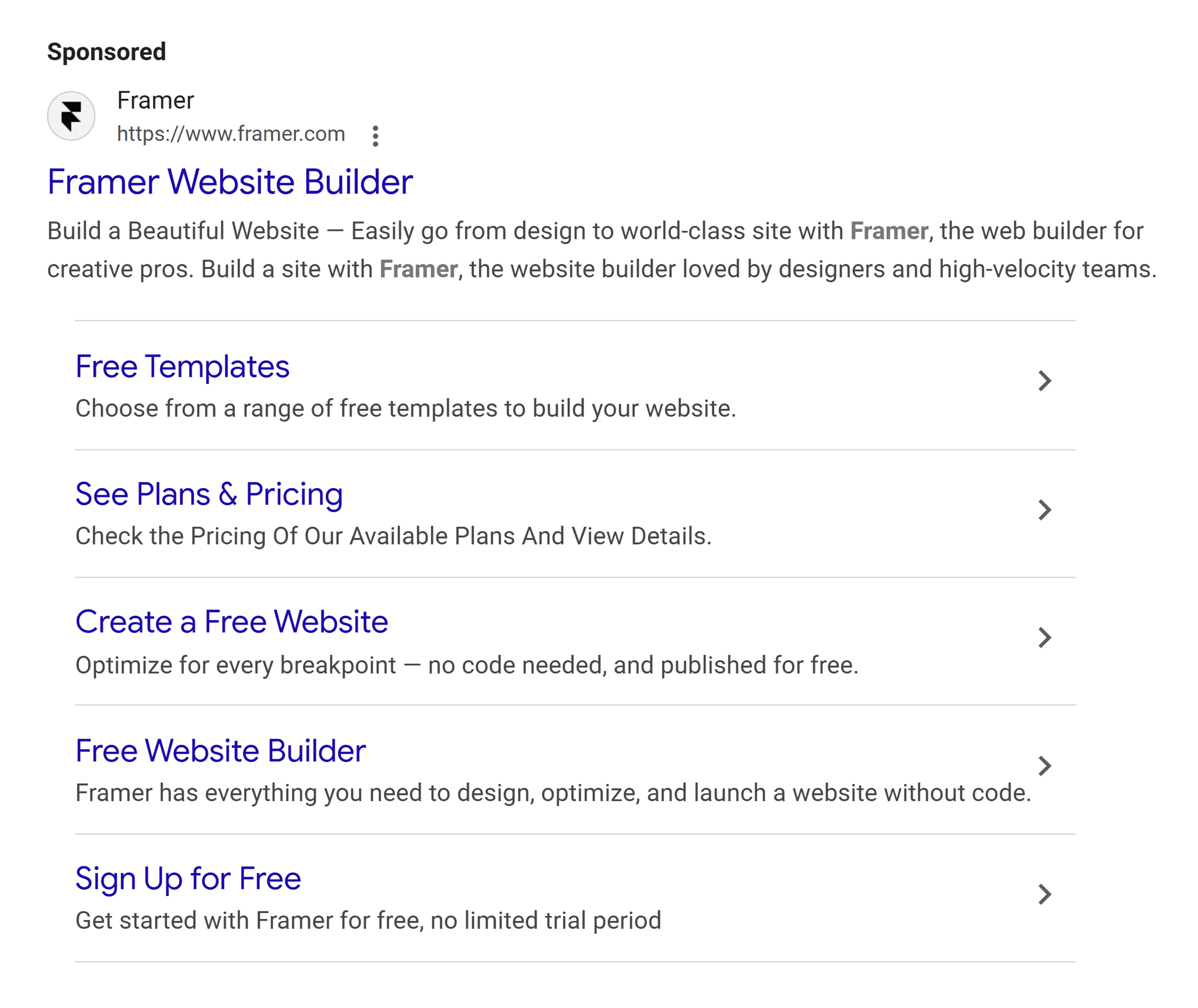 Sponsored – Framer