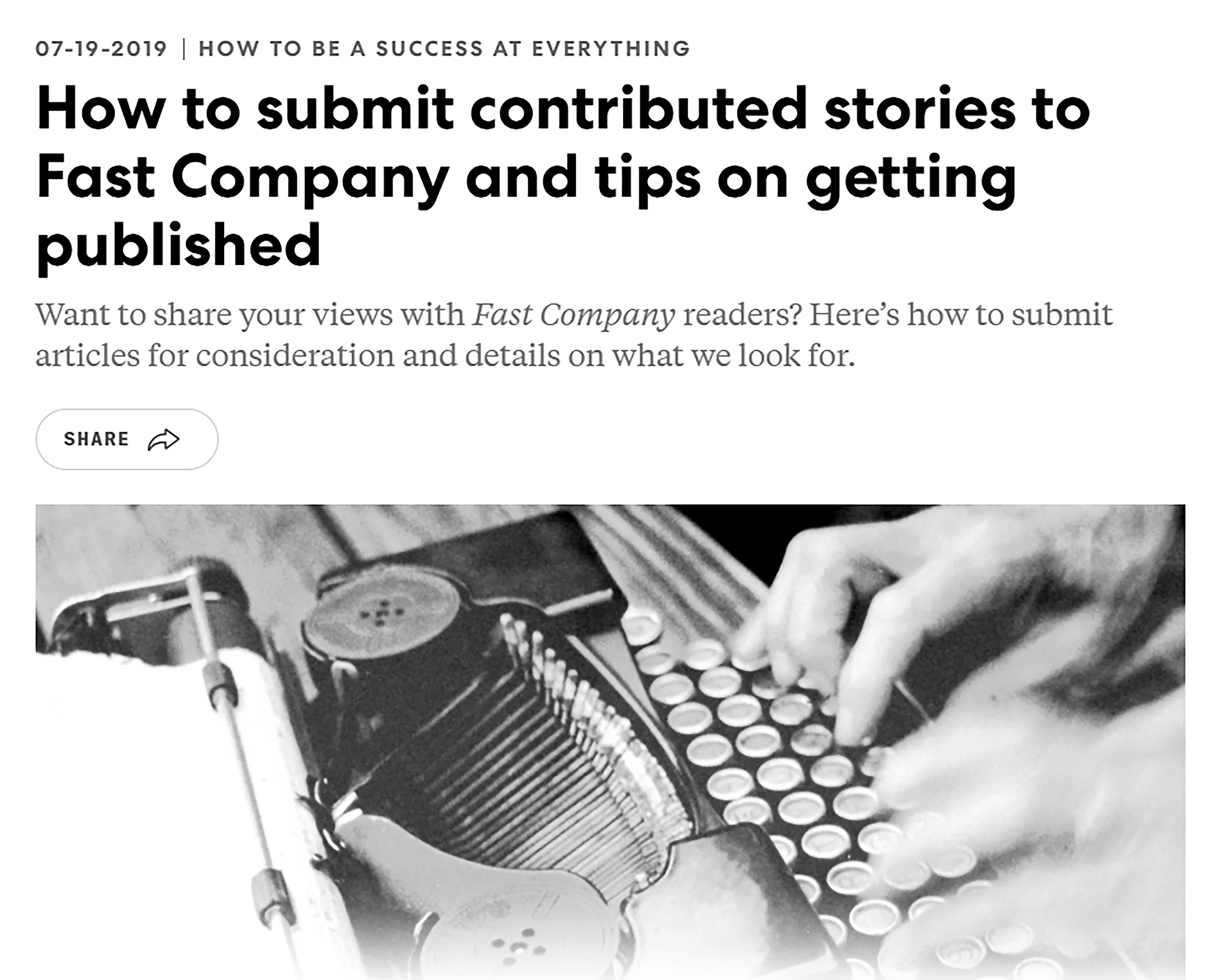 Dynamic SEO Pro Fast Company – Guest post opportunities