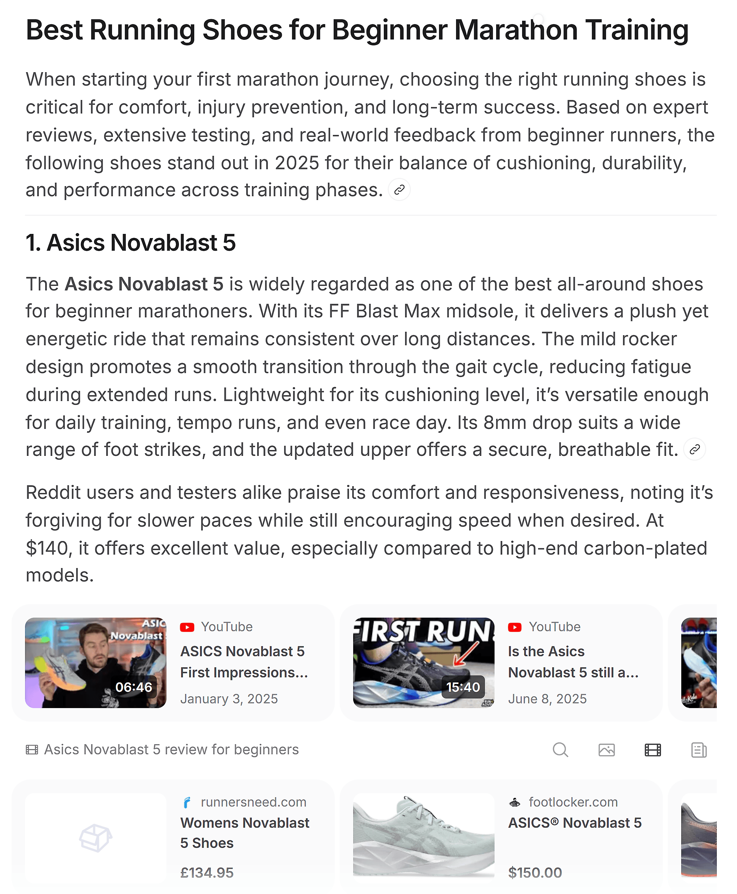 Brave – Best running shoes – Ask