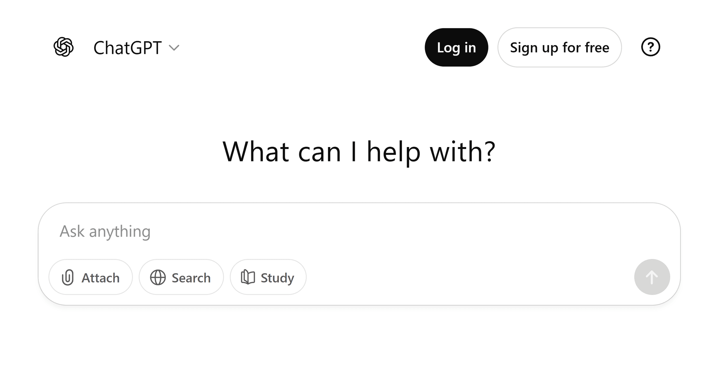 ChatGPT – Homepage