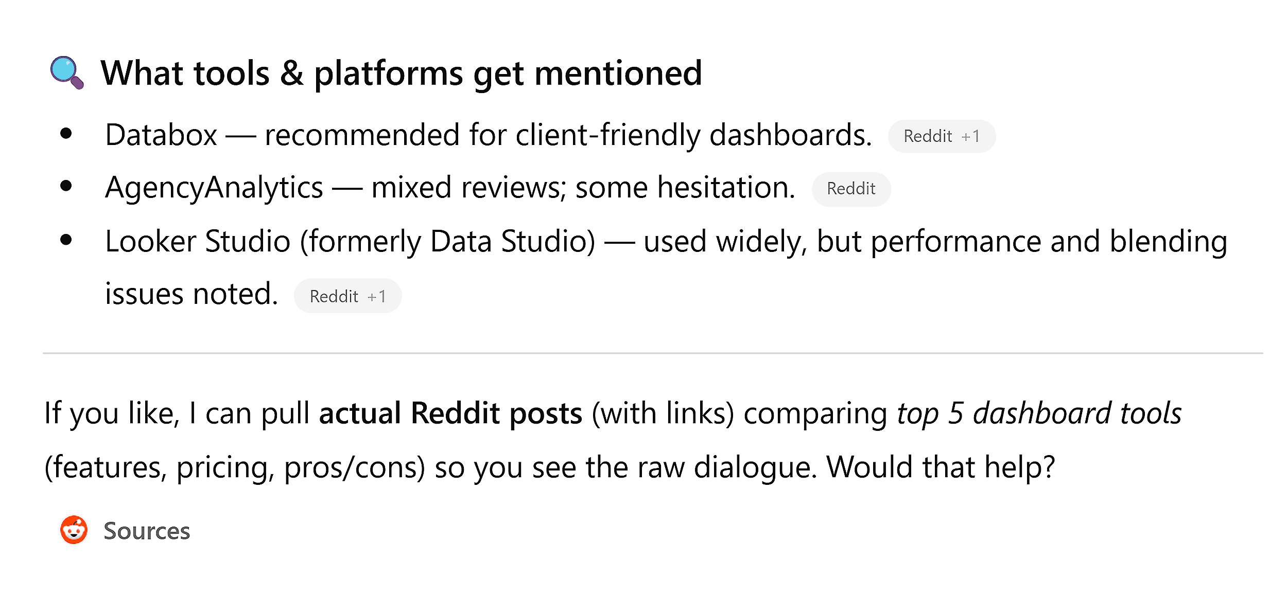 ChatGPT – Summarized Reddit's discussions