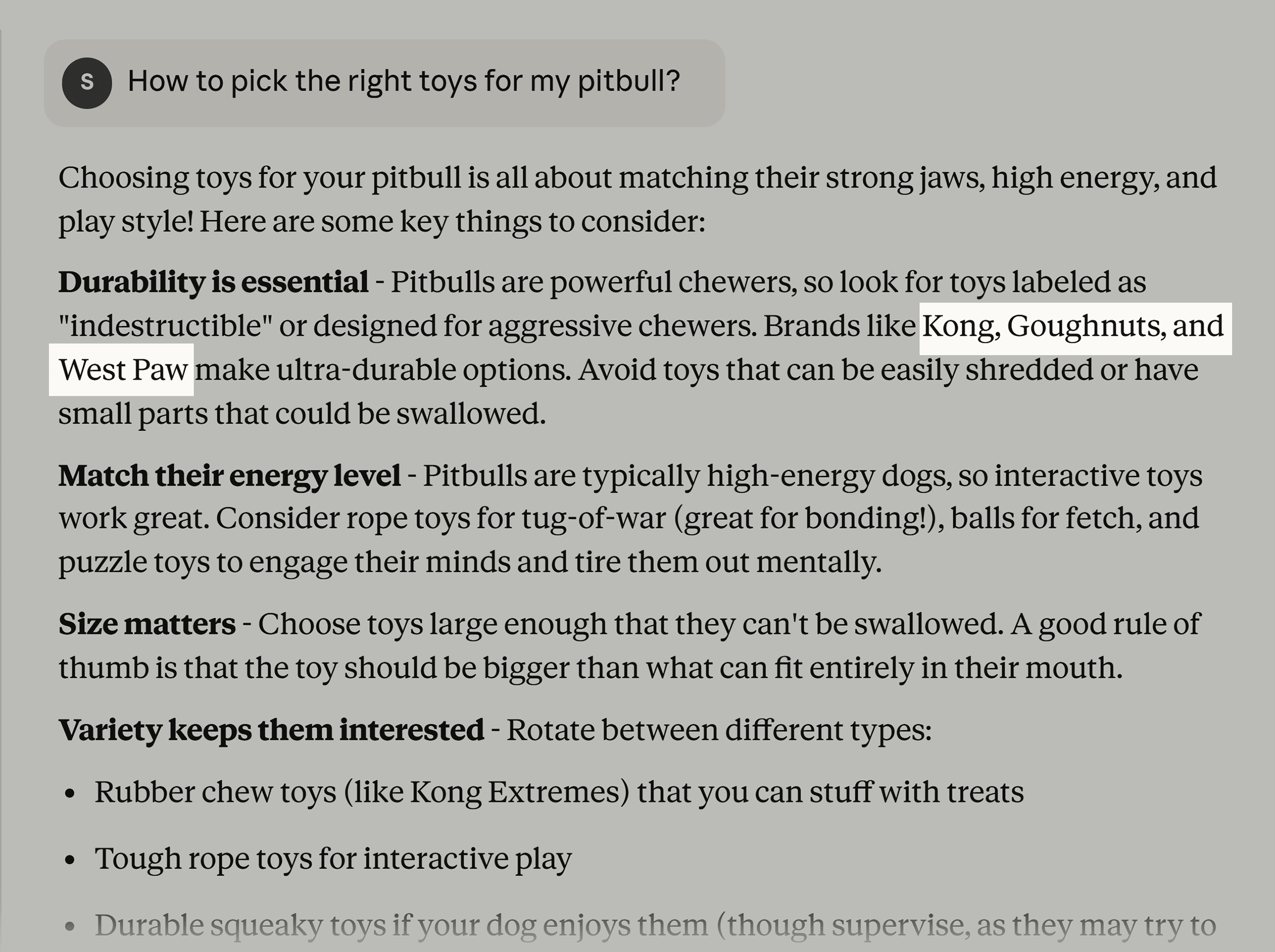 Claude – Brand mentions