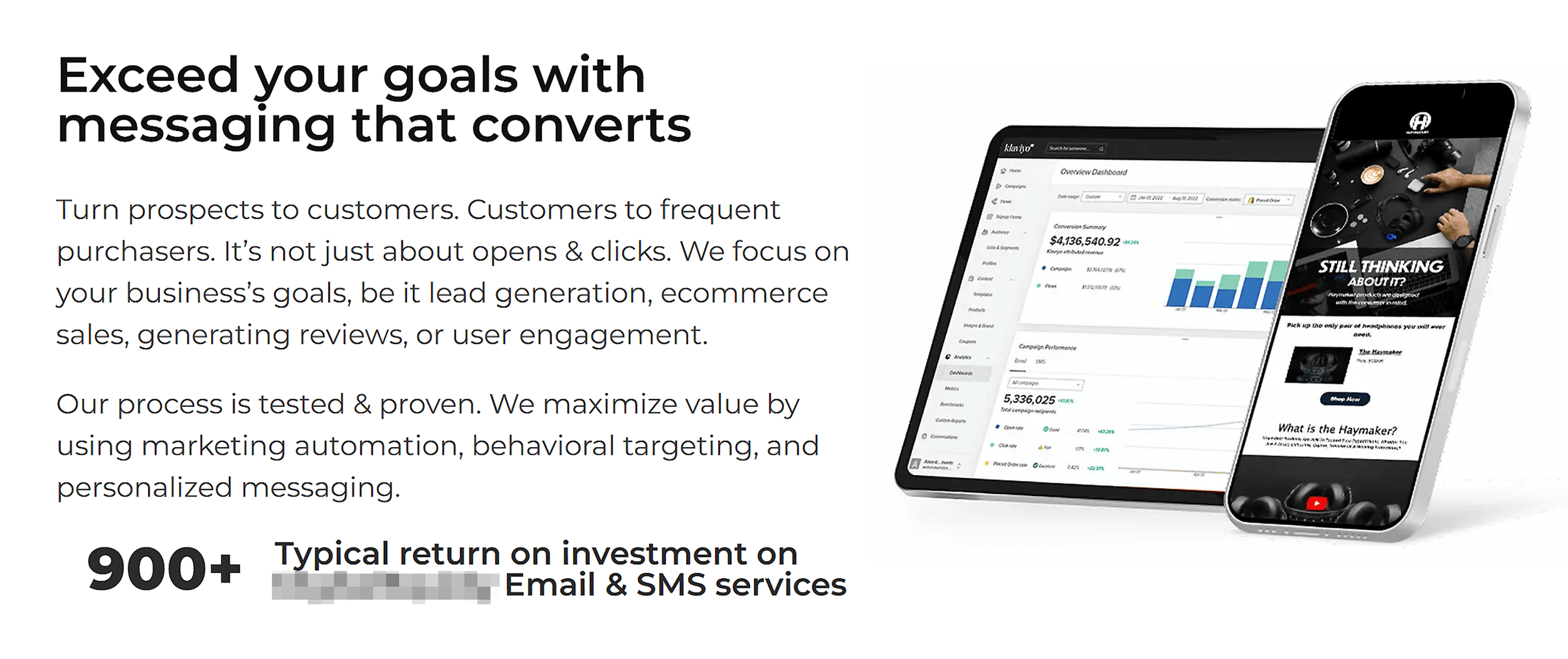 Email marketing services