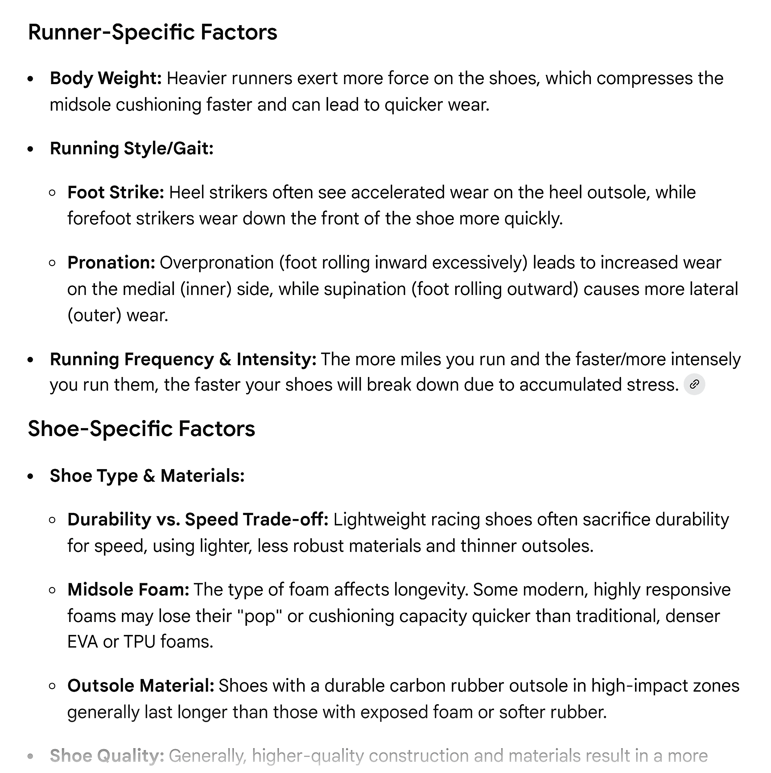 Google AI Mode – Bullet points