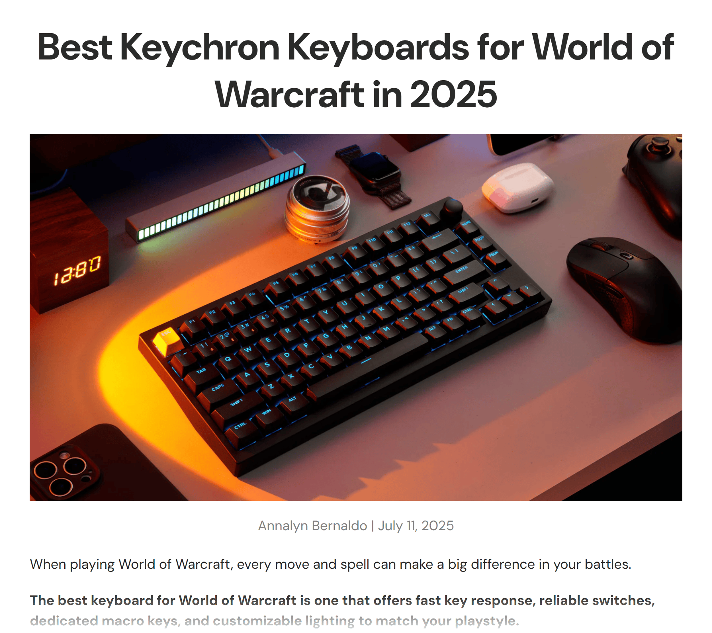 Keychron Blog – Targeting niche