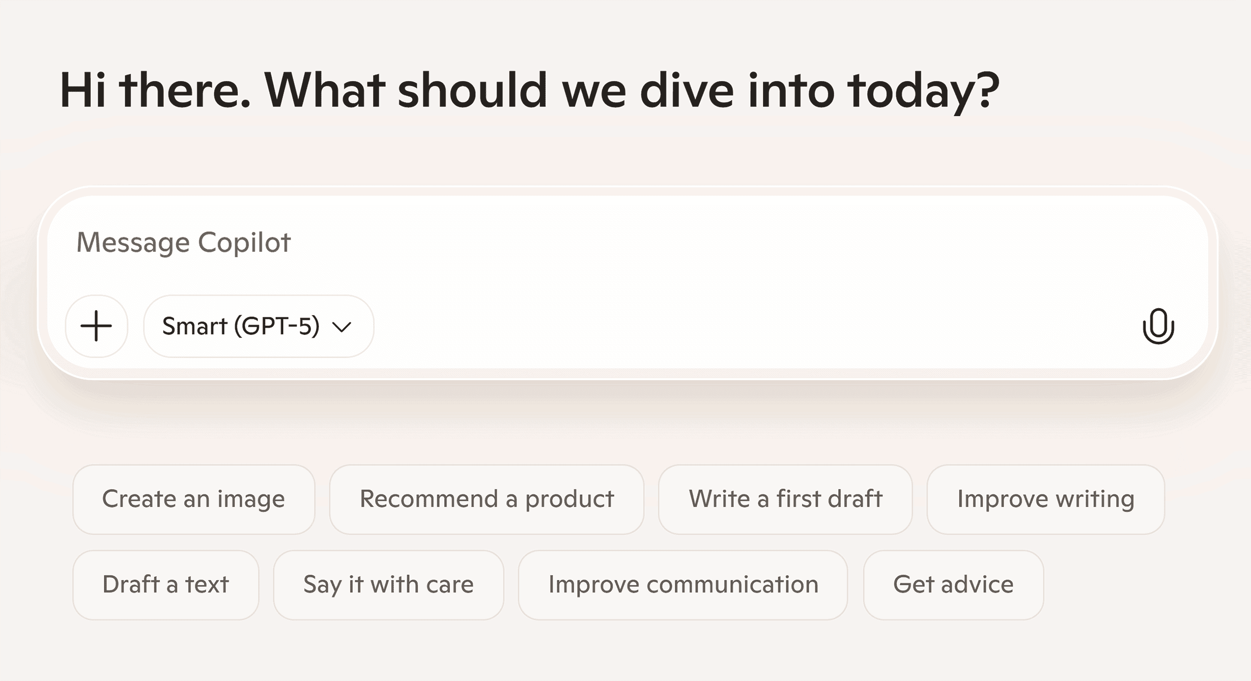 Microsoft Copilot – Homepage