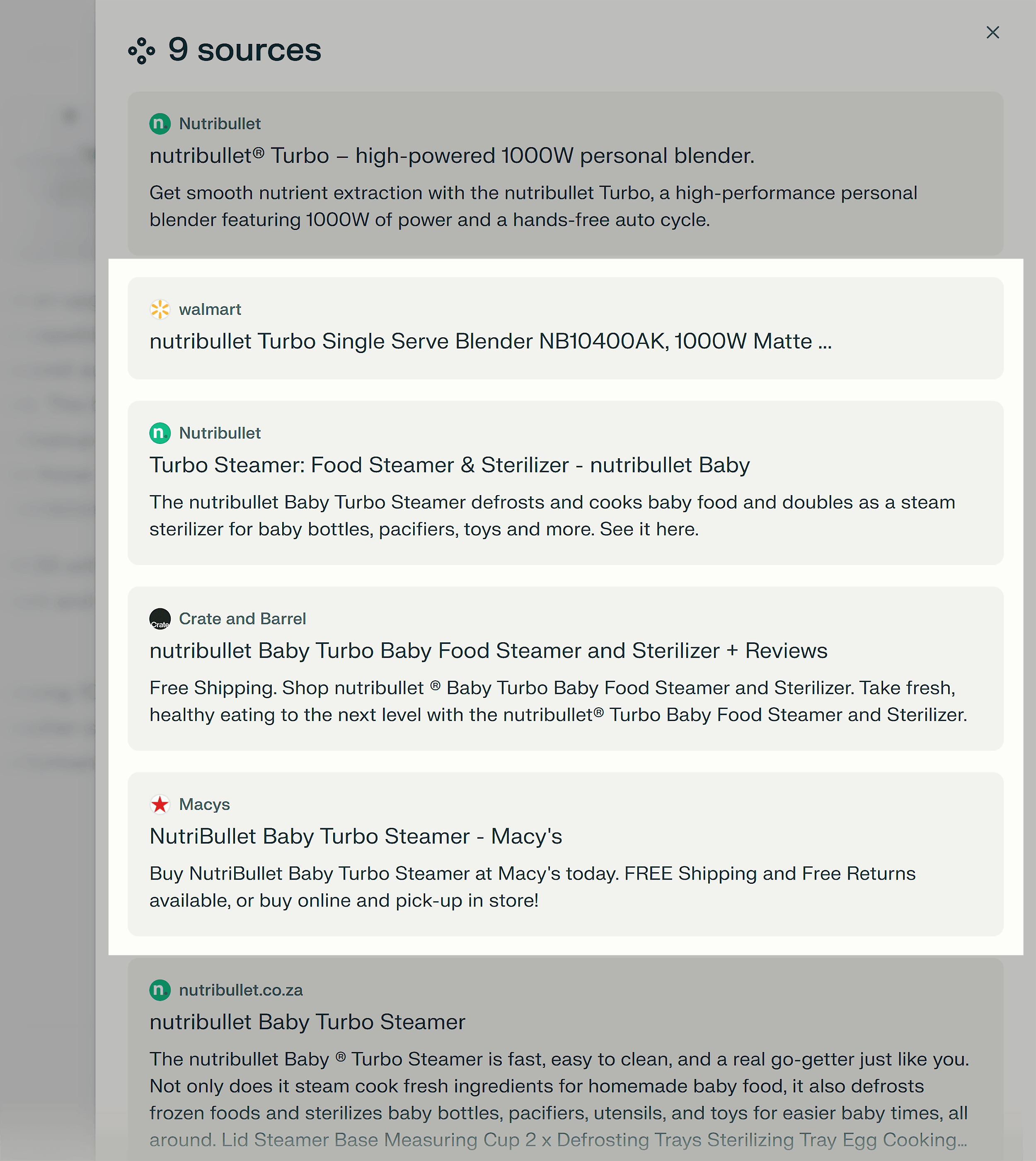 Perplexity – Cited product pages