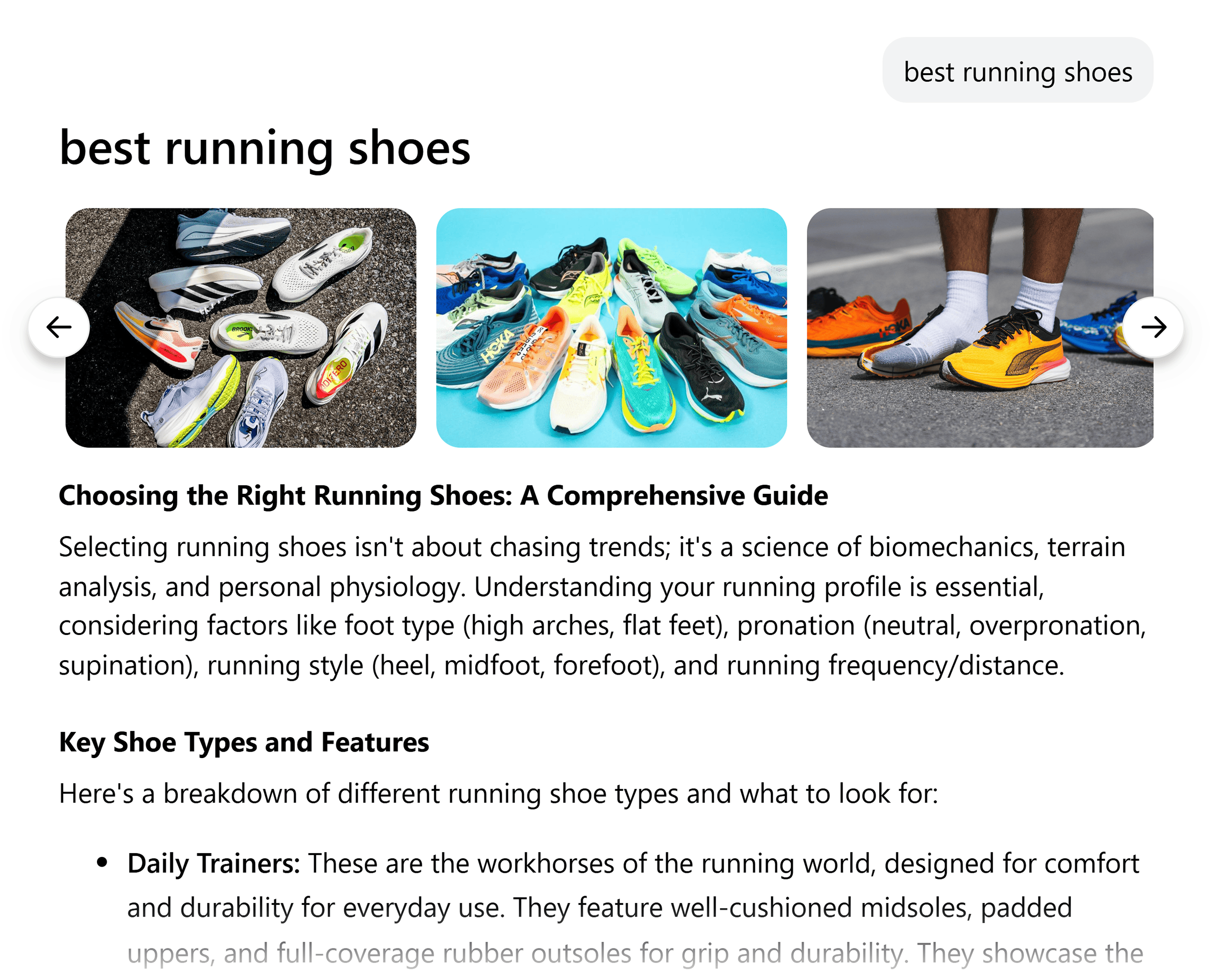 Sigma Chat – Best running shoes
