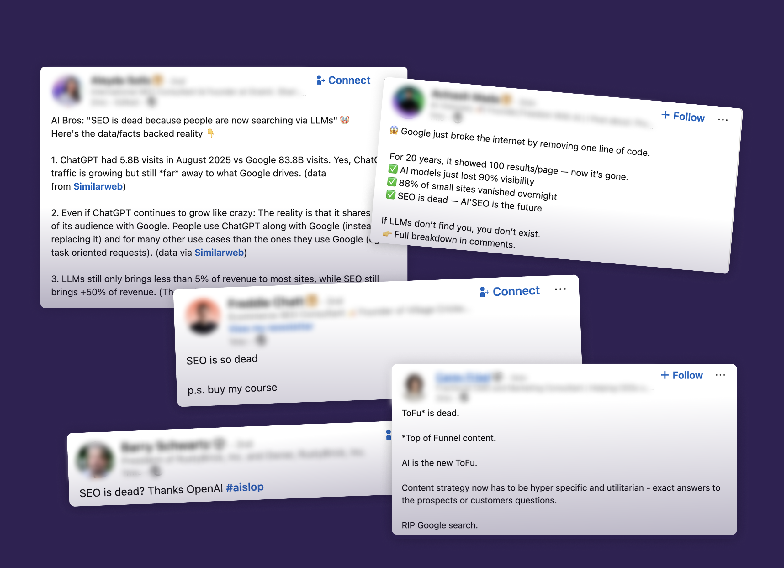 Statements about AI SEO