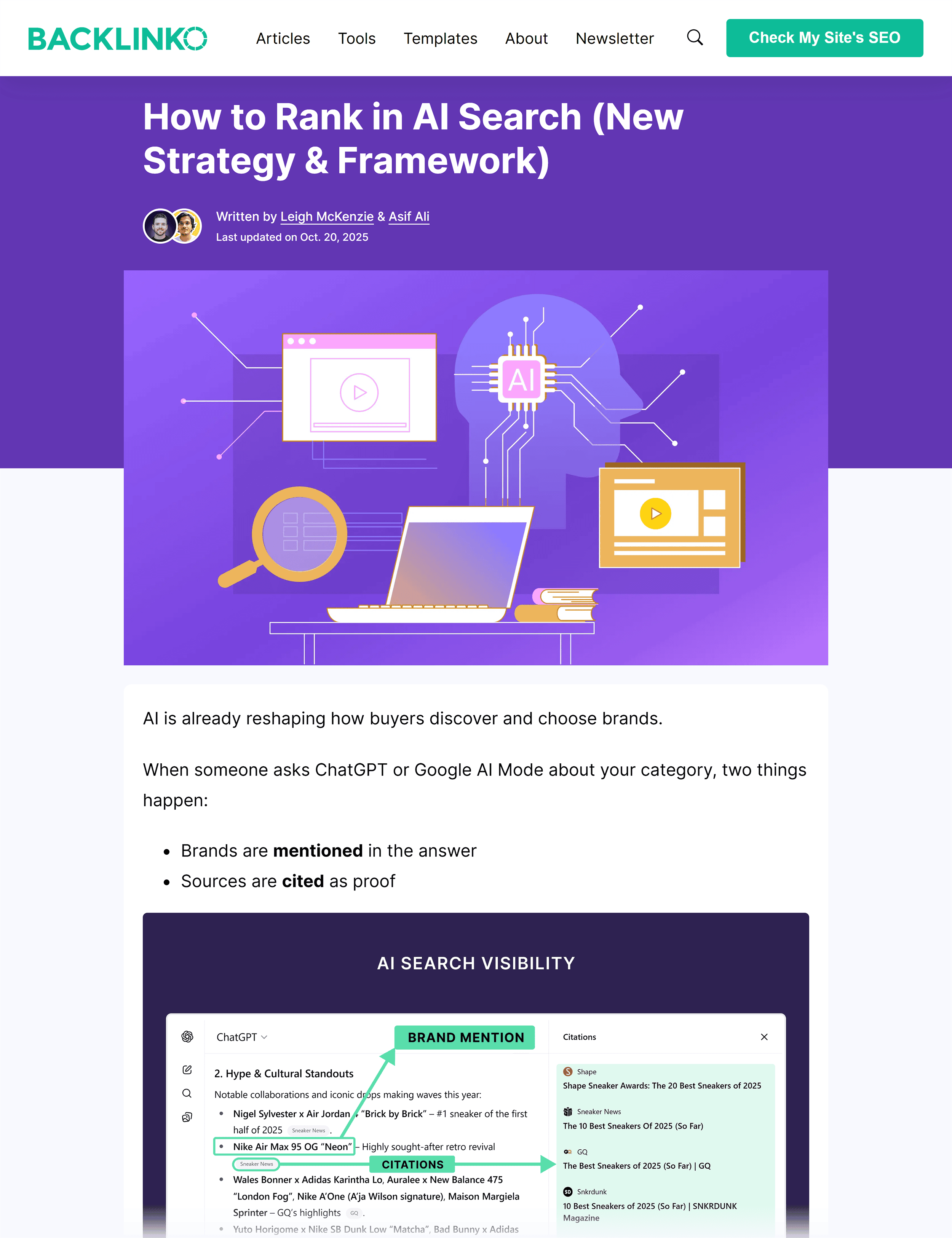 Backlinko – AI Search Strategy – Article