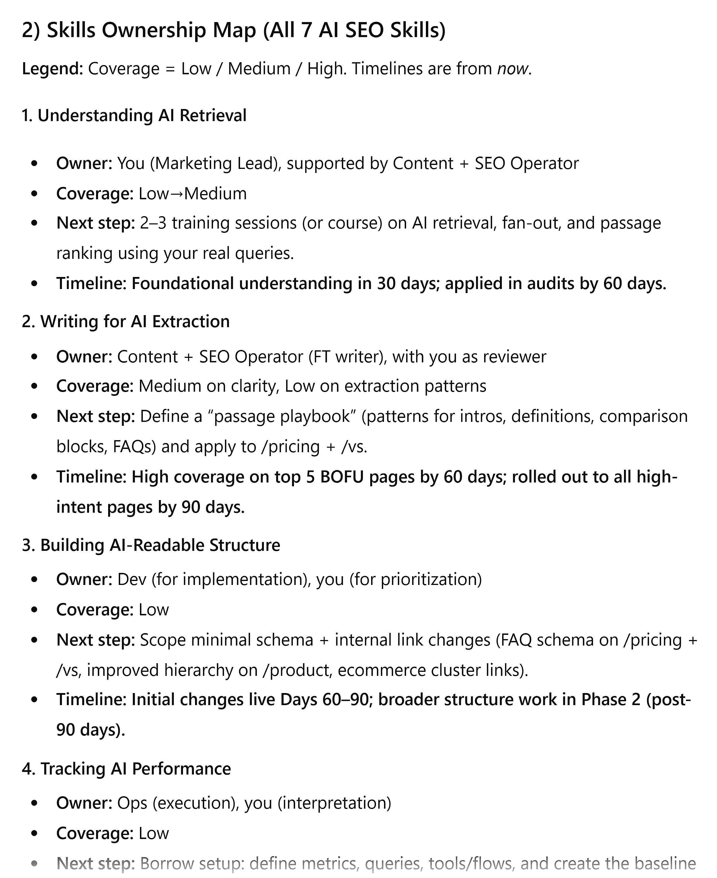 ChatGPT – Skills Ownership Map