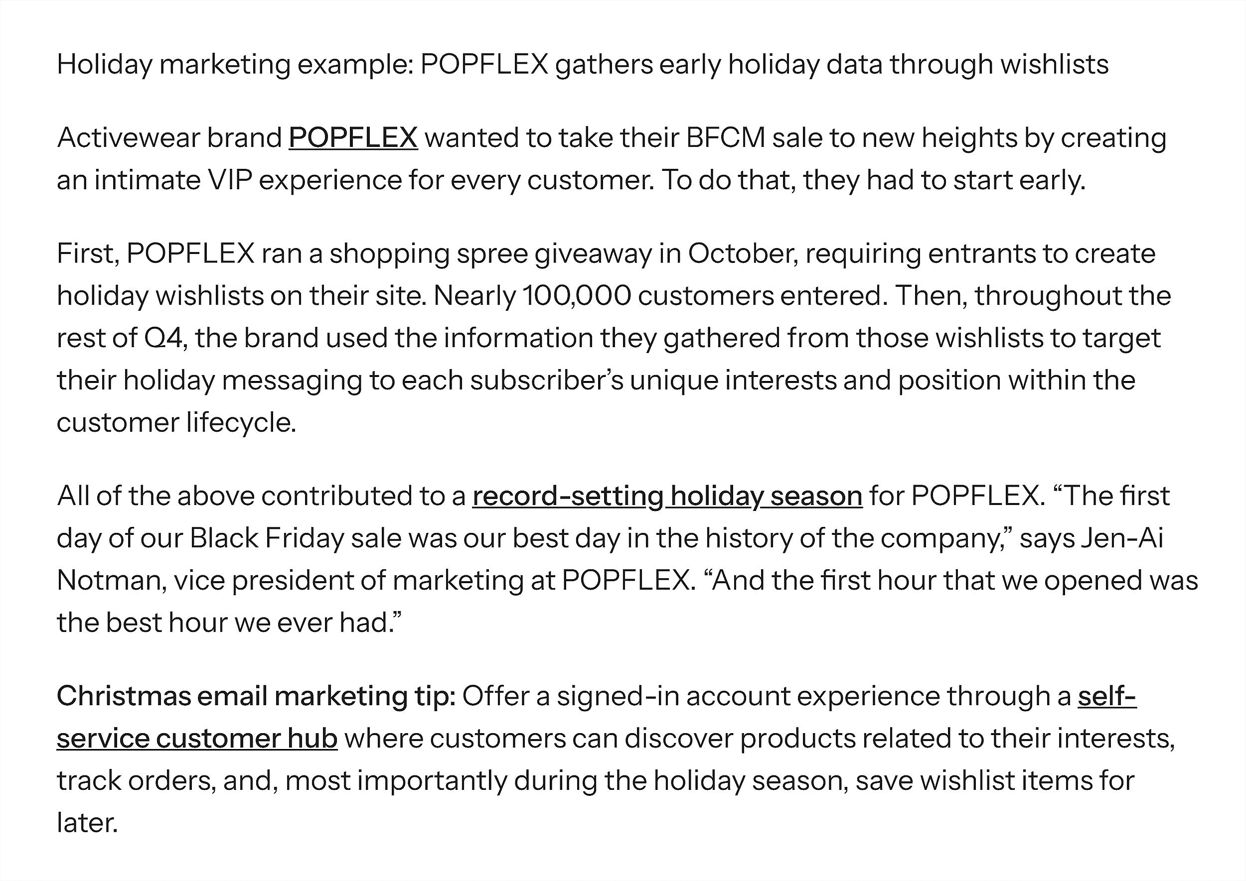 Klaviyo – Case studies, screenshots & examples