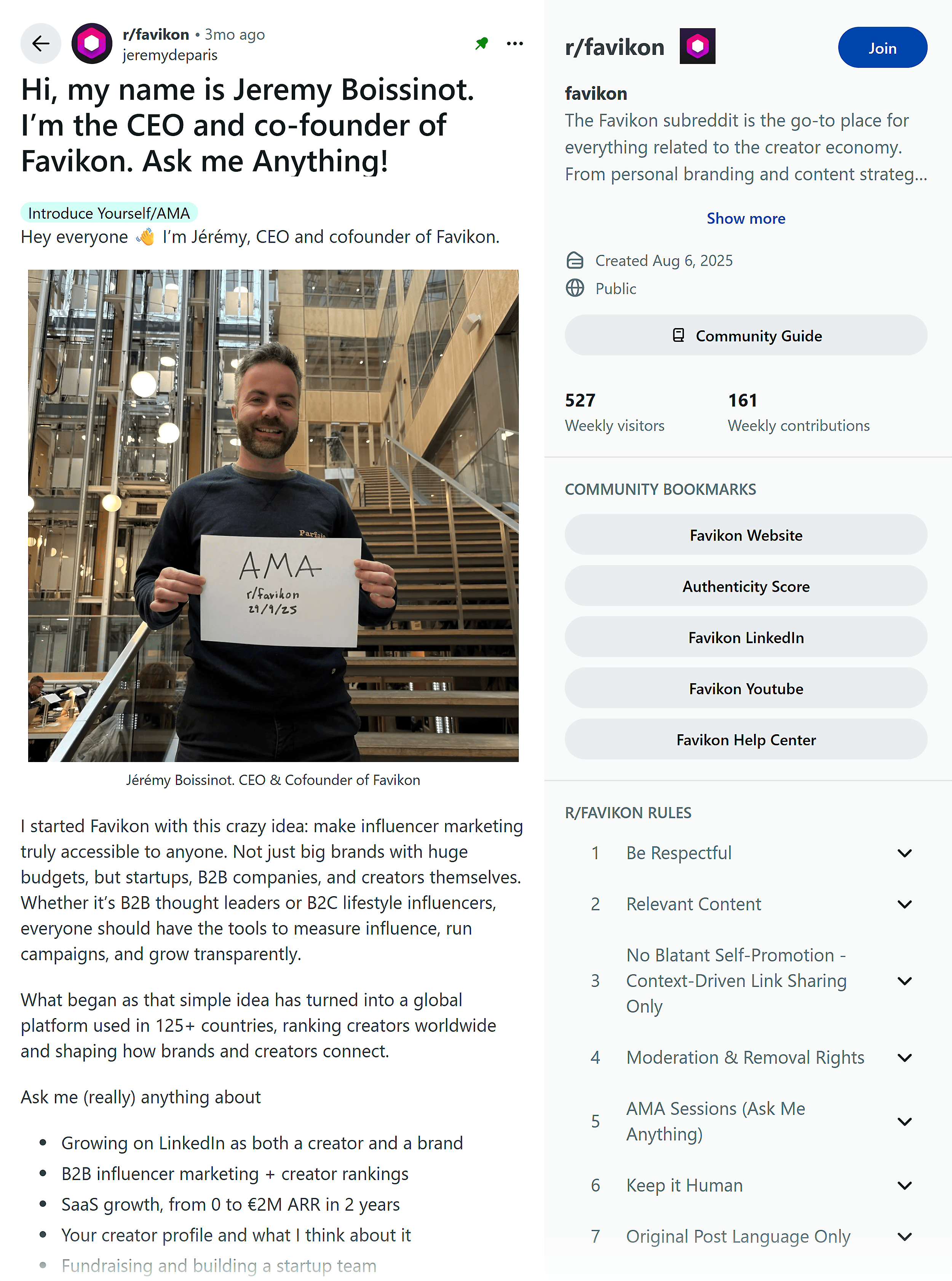 Reddit – Bring Key People to Your Subreddit