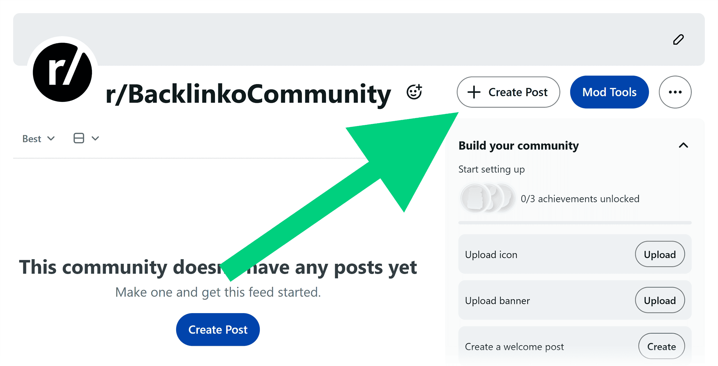 Reddit-r/BacklinkoCommunity – Create Post