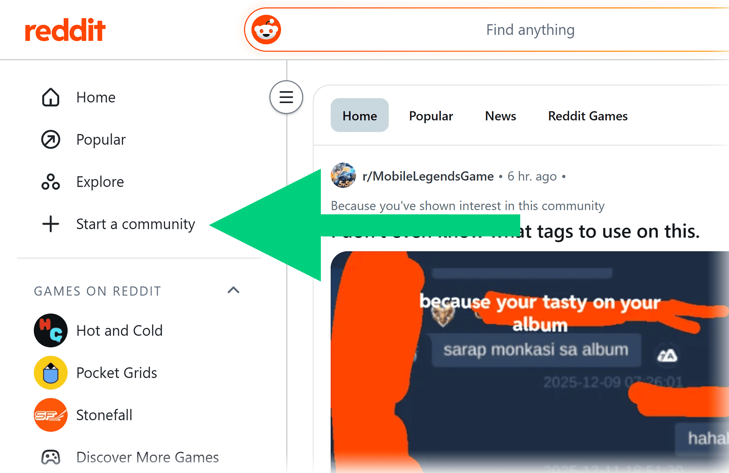 Reddit – Start a community