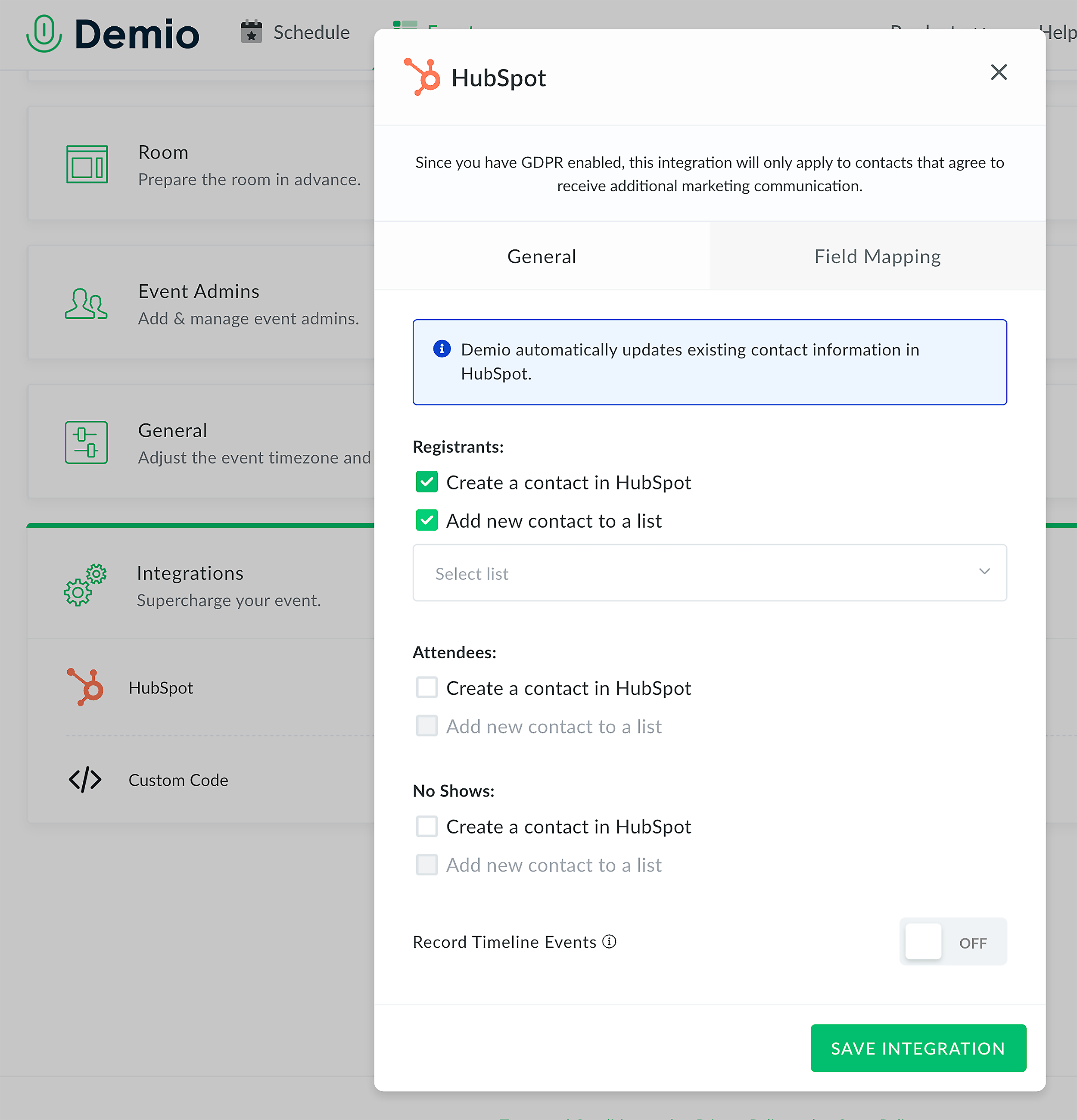 Add new conctacts to lists in HubSpot