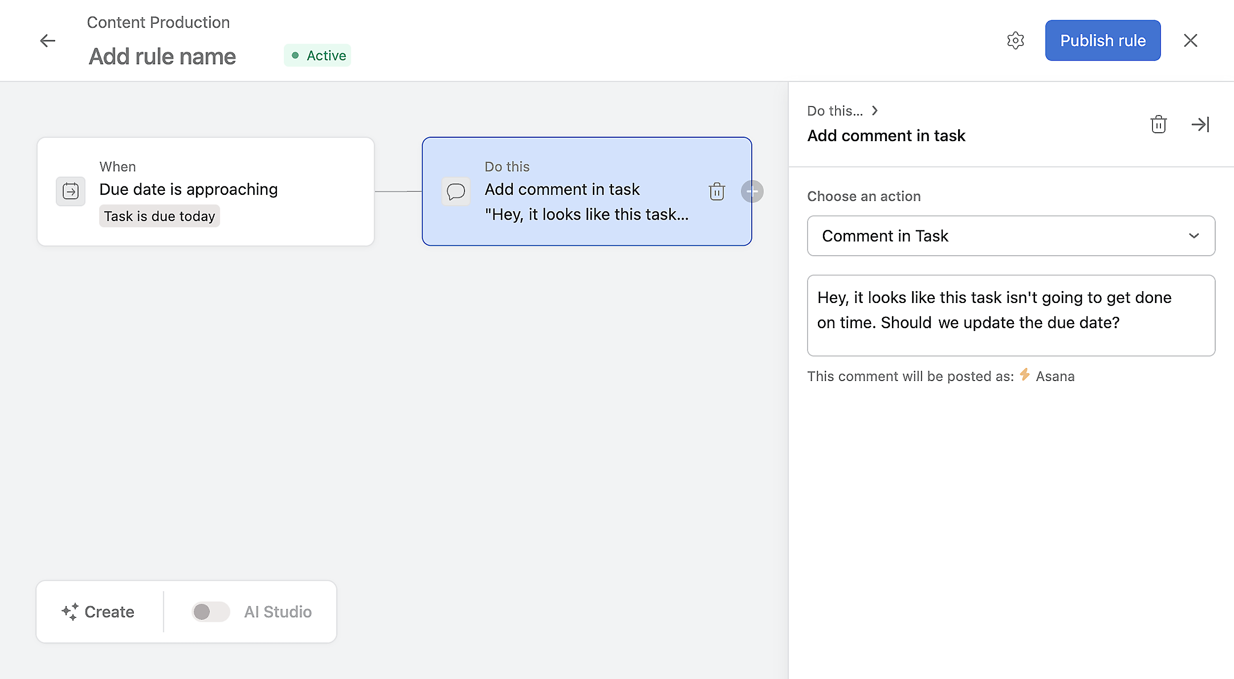 Automation that checks