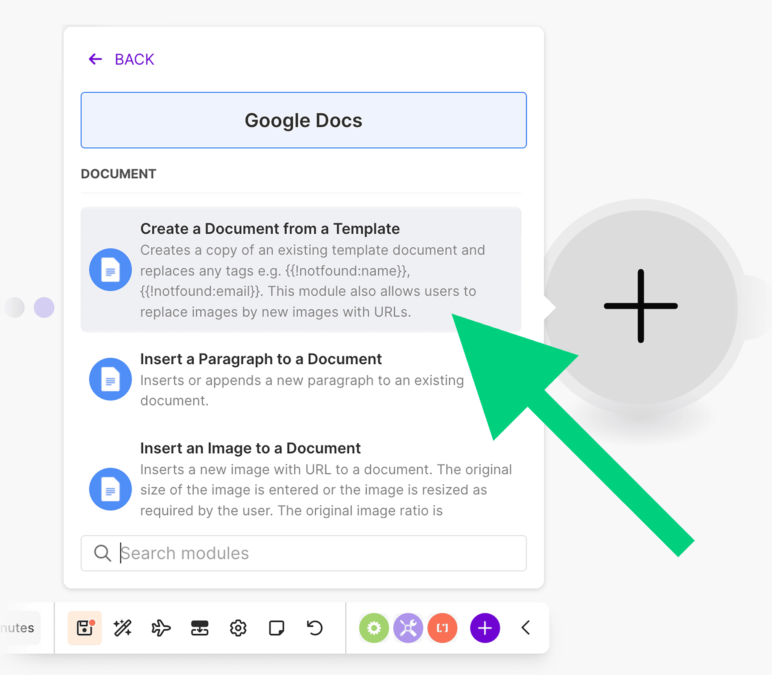 Create a Document from a Template