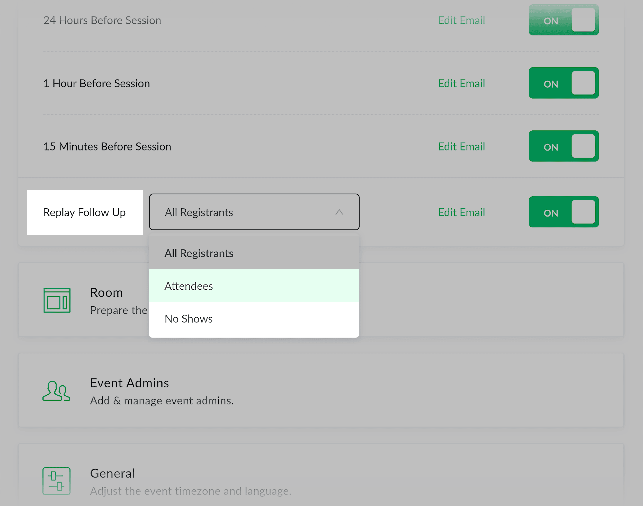 Segment your follow-up emails