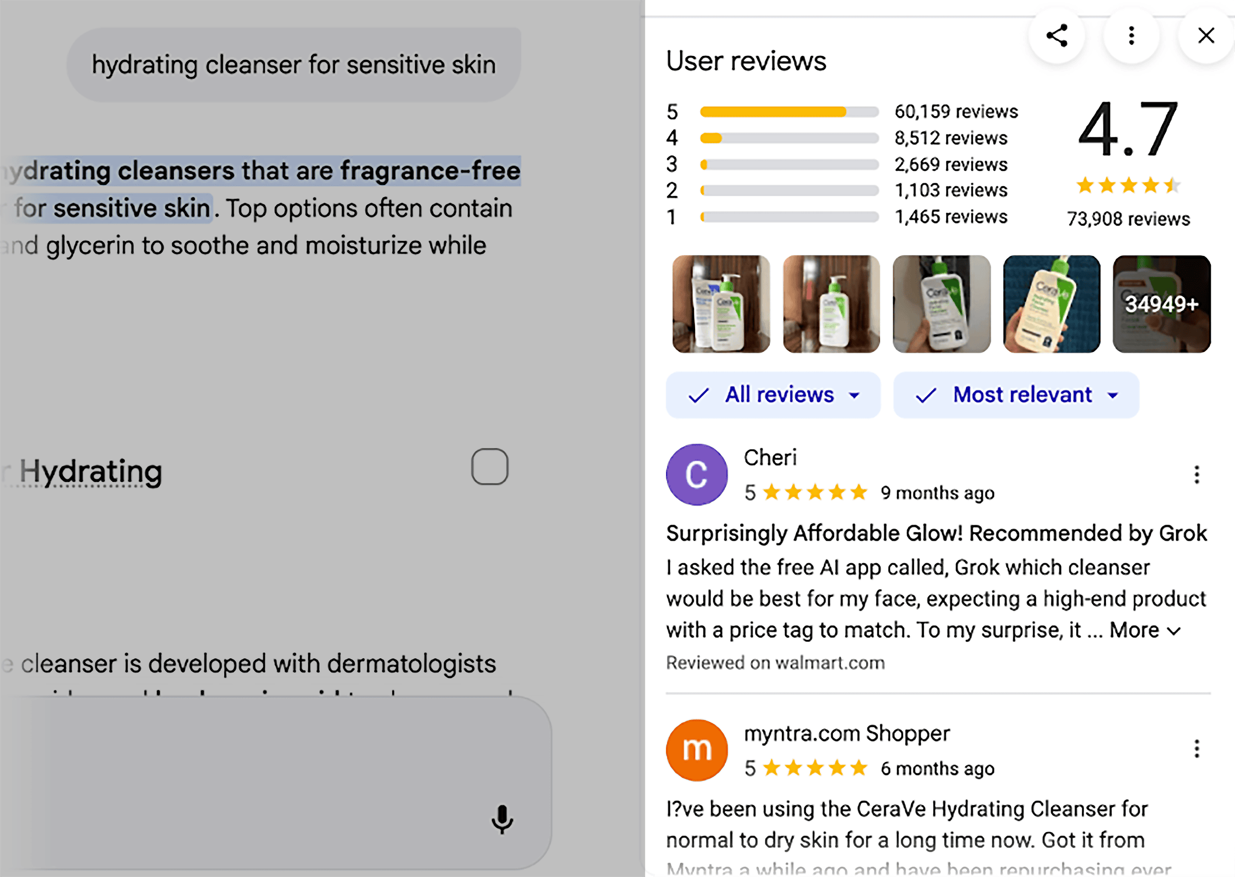 Google AI Mode – Reviews