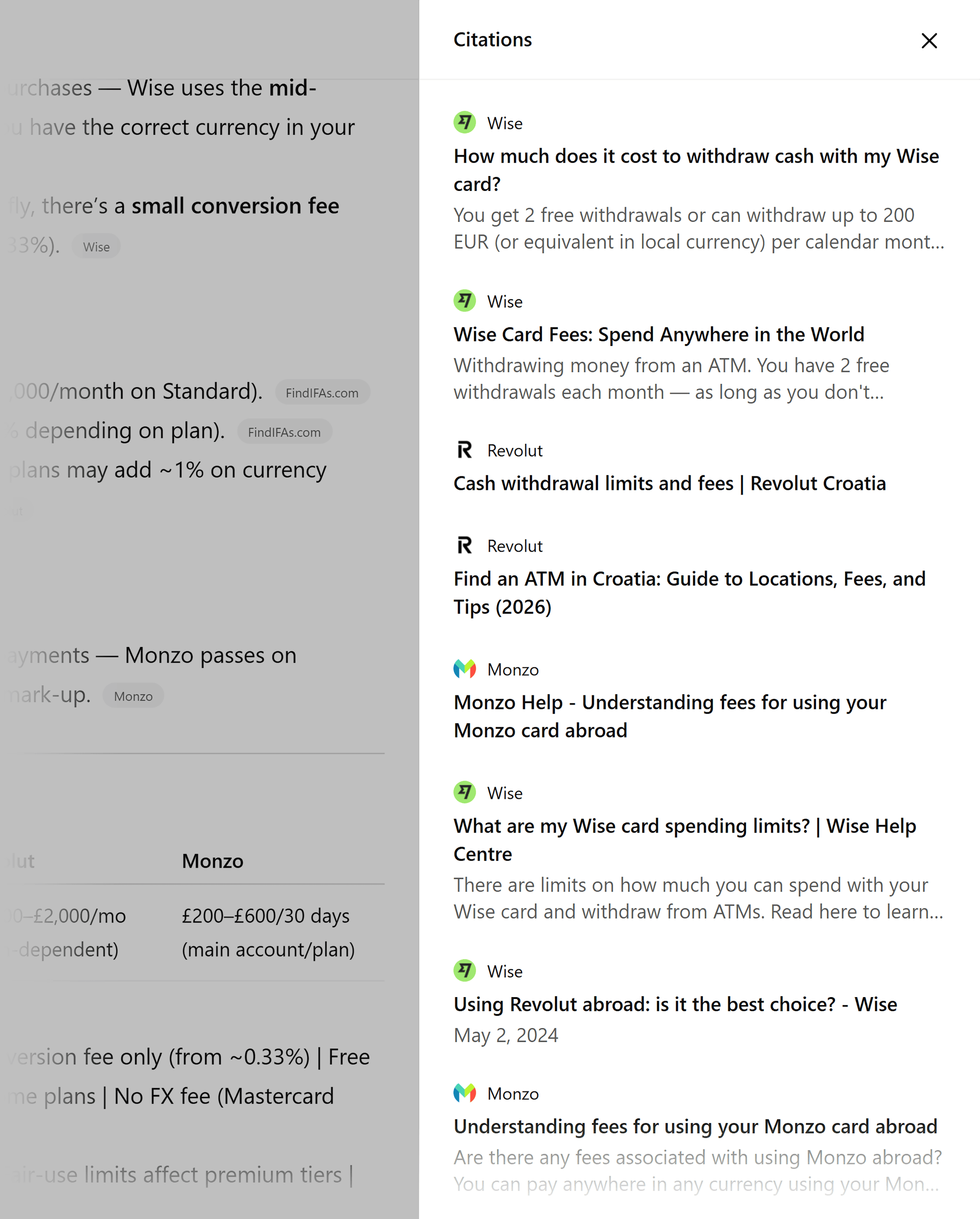 ChatGPT – Brand sources