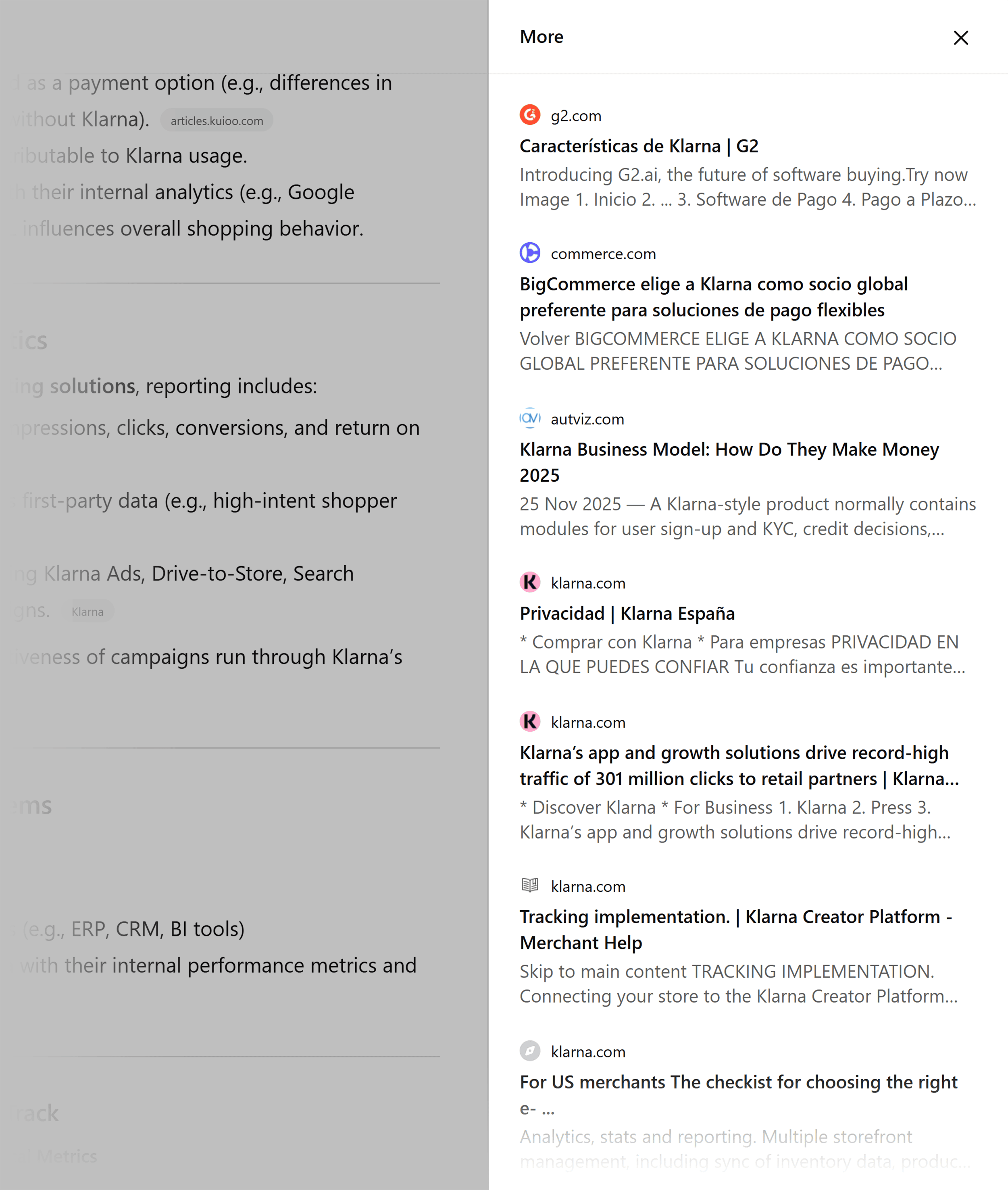ChatGPT – Klarna citations