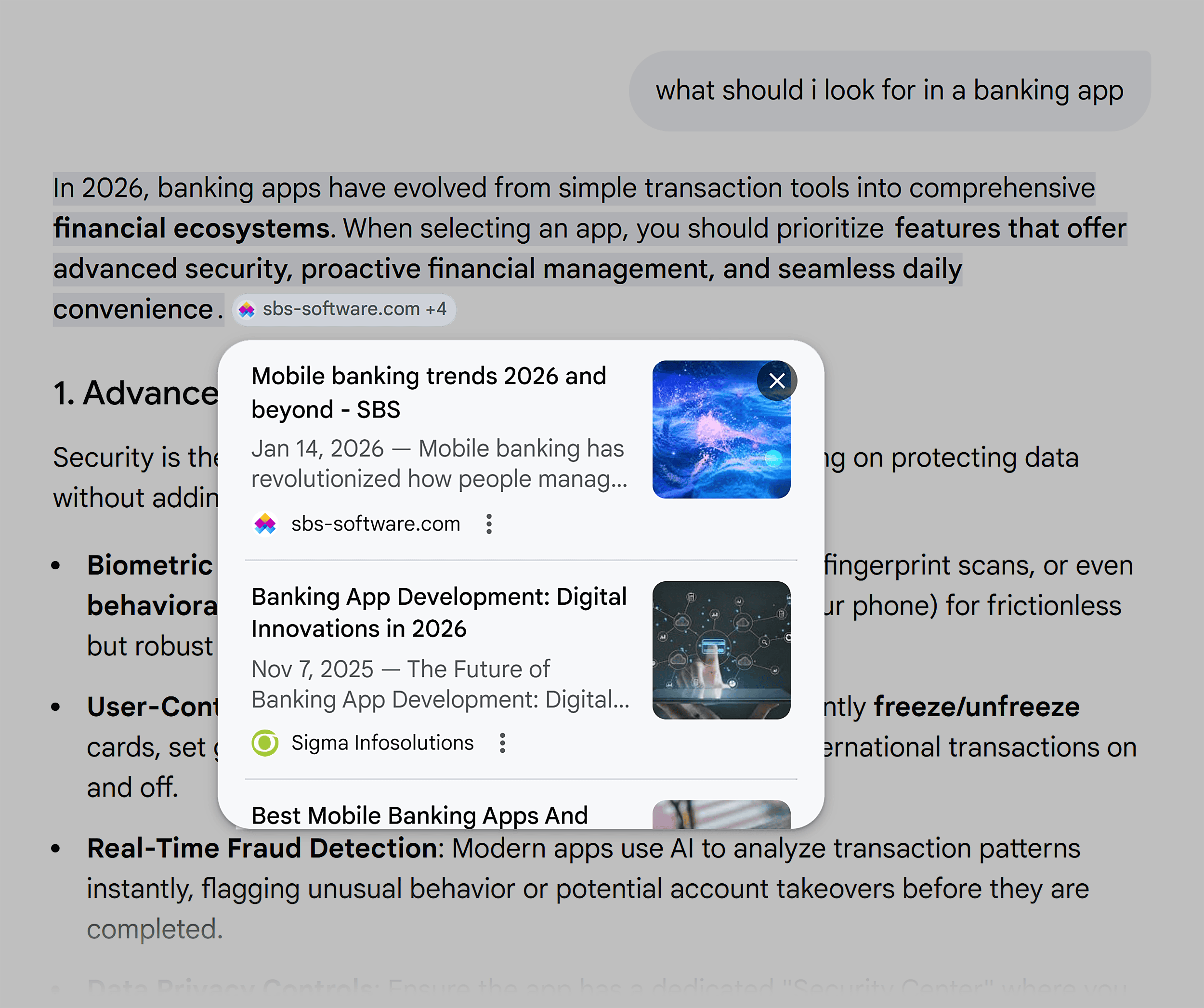Google AI Mode – Sources